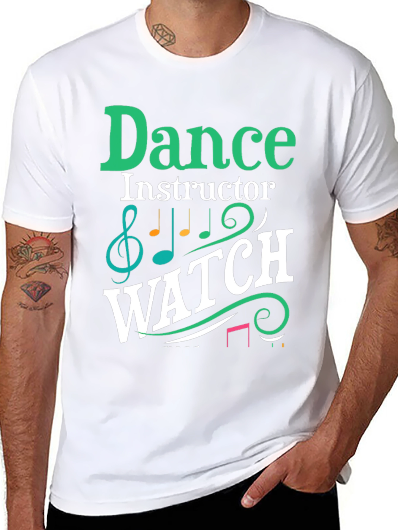 Black Dance Instructor Graphic Tee view 8