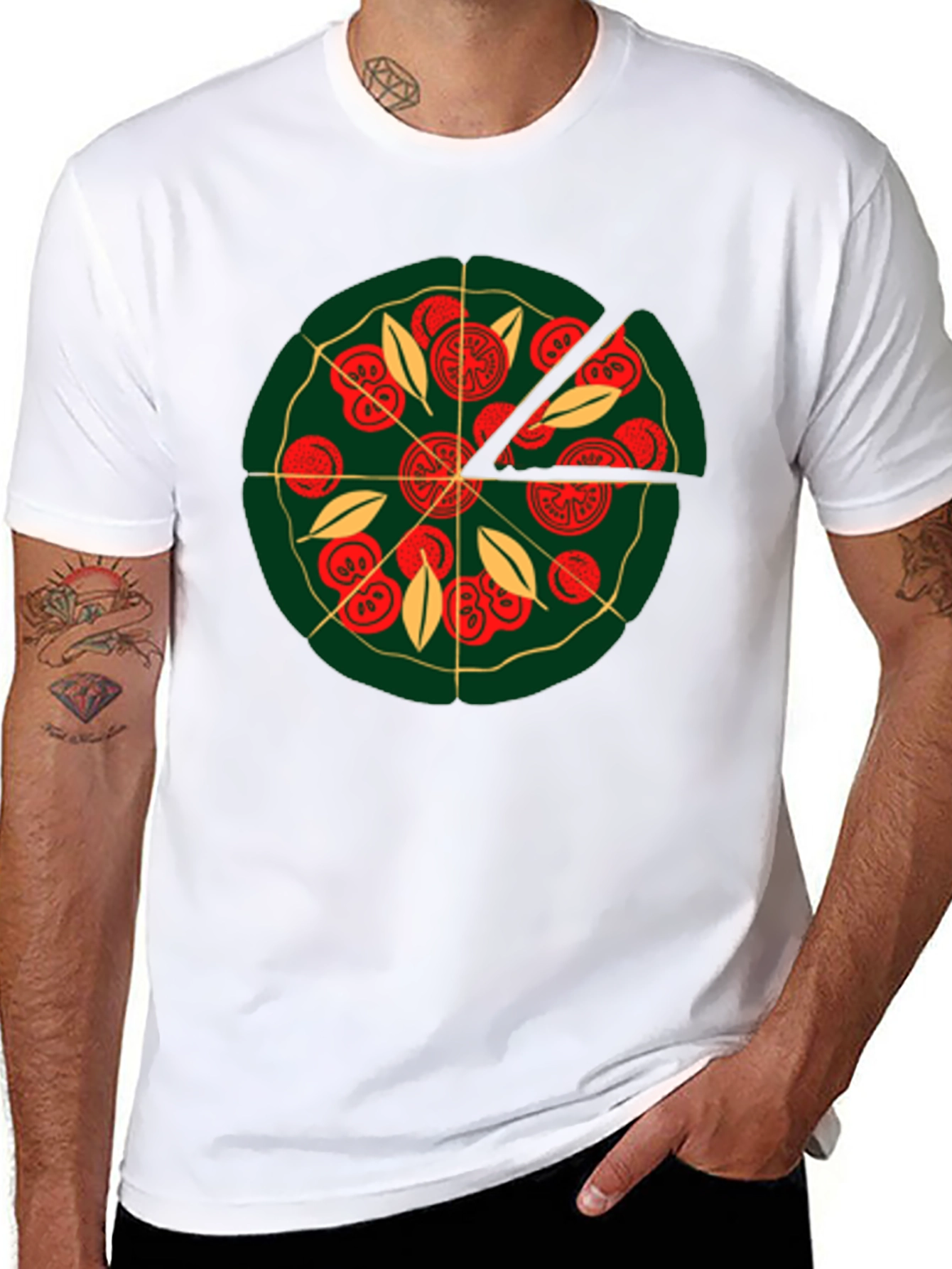 Pizza Graphic Tee - Unique Food Lover's T-Shirt - 8