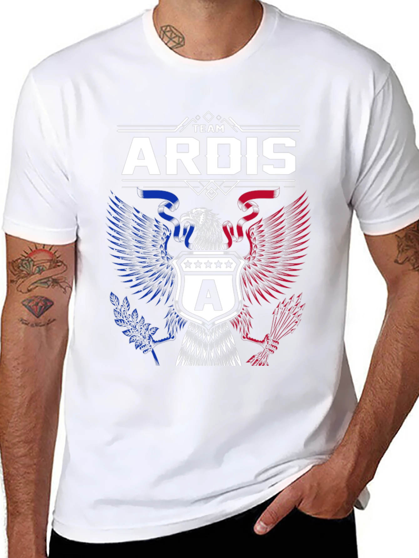 Team Ardis Eagle Graphic T-Shirt - Patriotic Design - 8