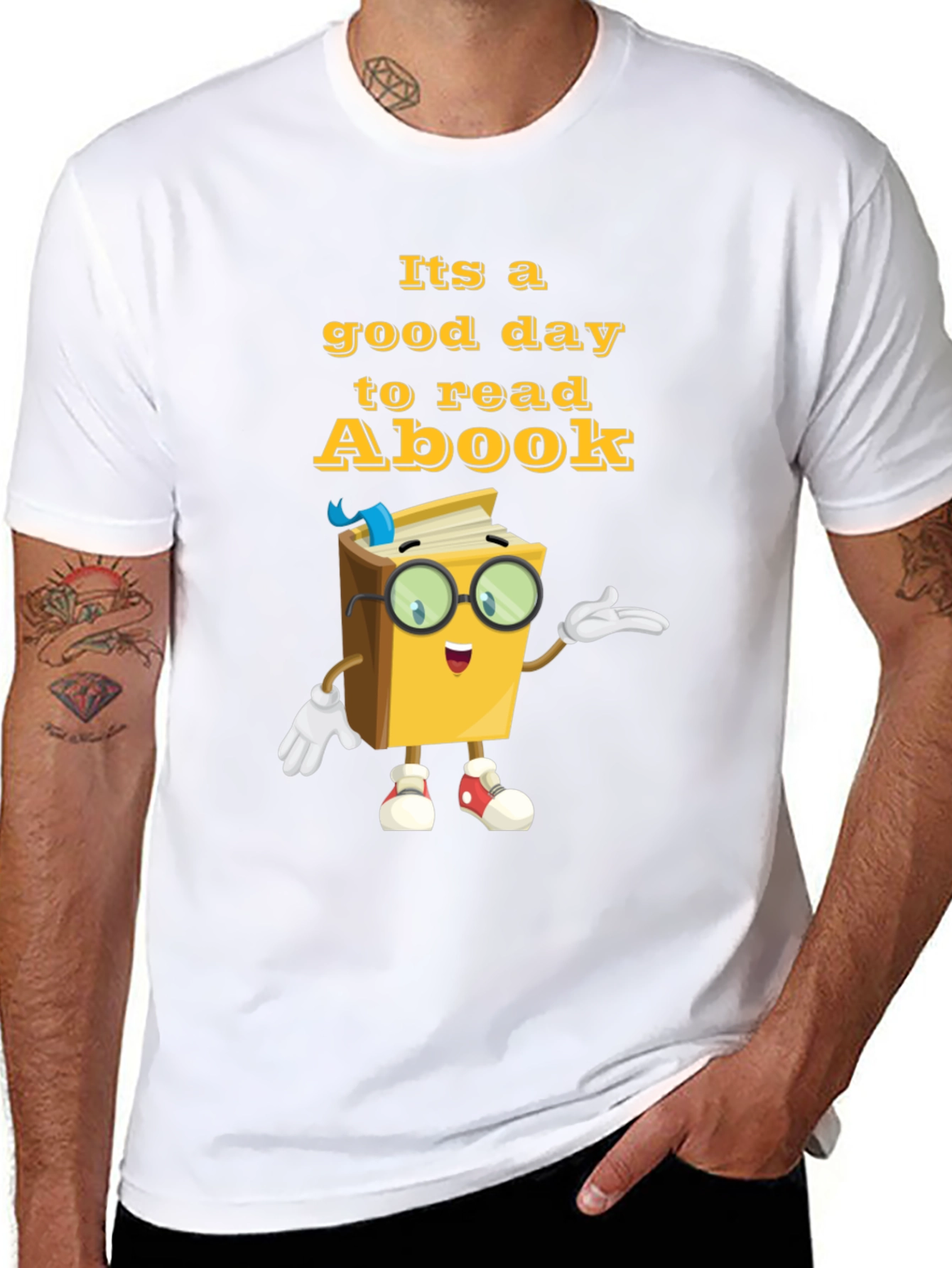 Black Funny Bookworm T-Shirt - It's a Good Day to Read view 8