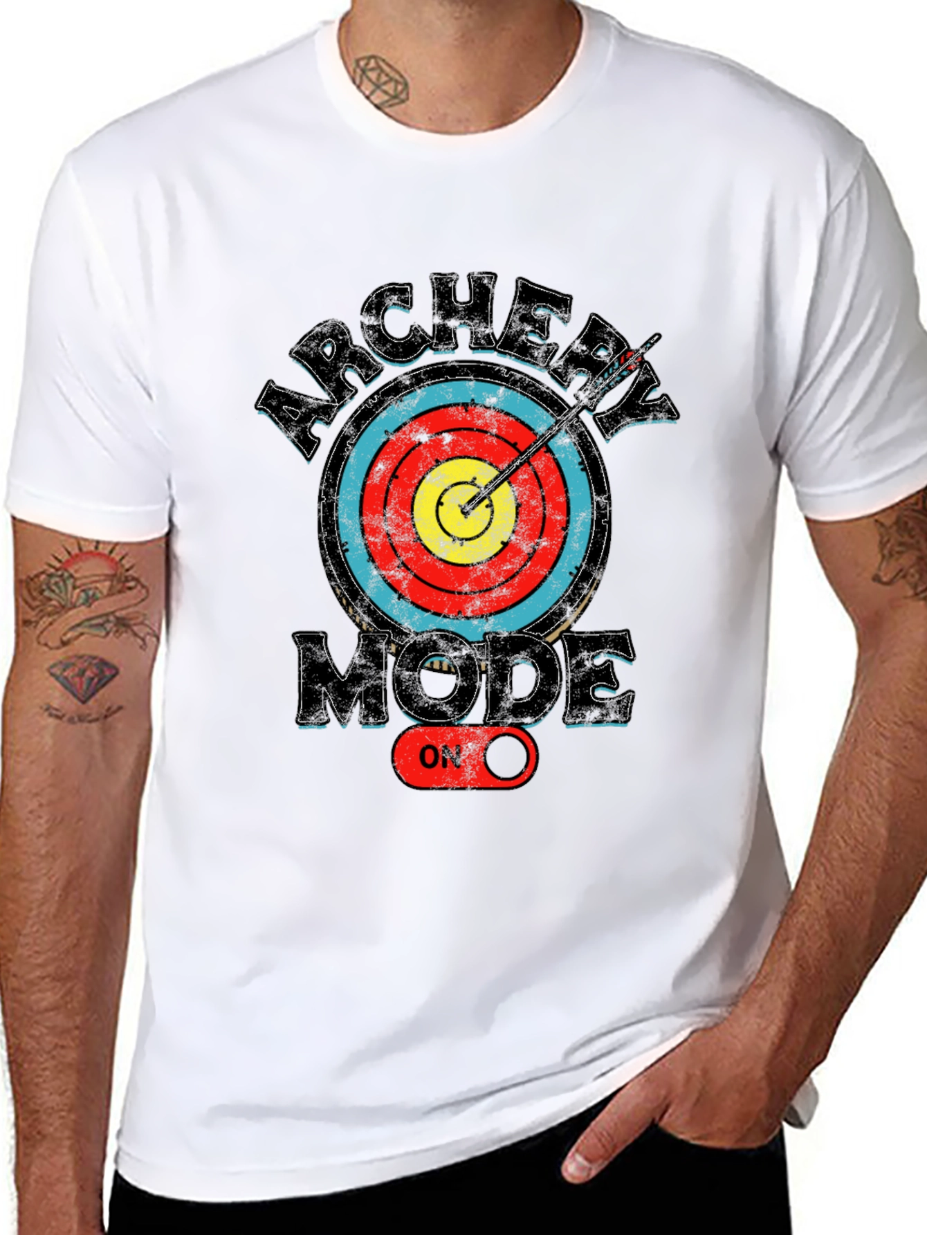 Black Archery Mode On T-Shirt view 8