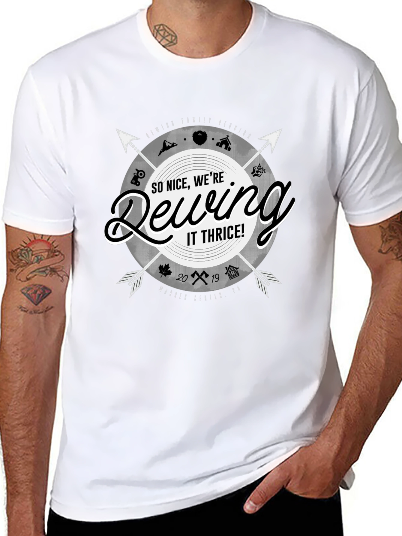 Black Dewing Family Reunion T-Shirt view 8