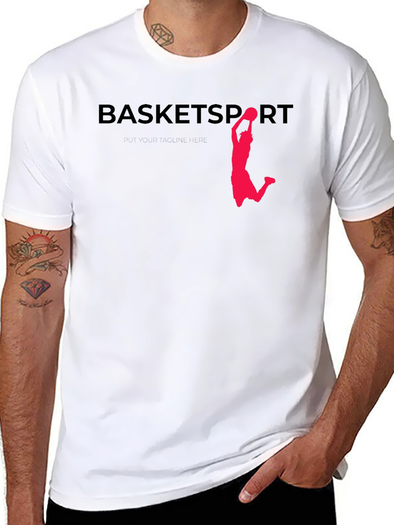 Black Basket Sport Black Tee view 8