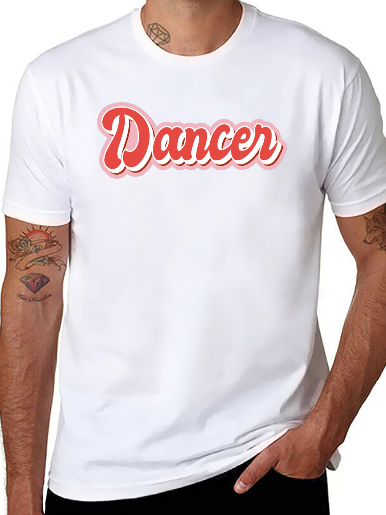 Black Dancer Graphic Tee - Retro Style view 8
