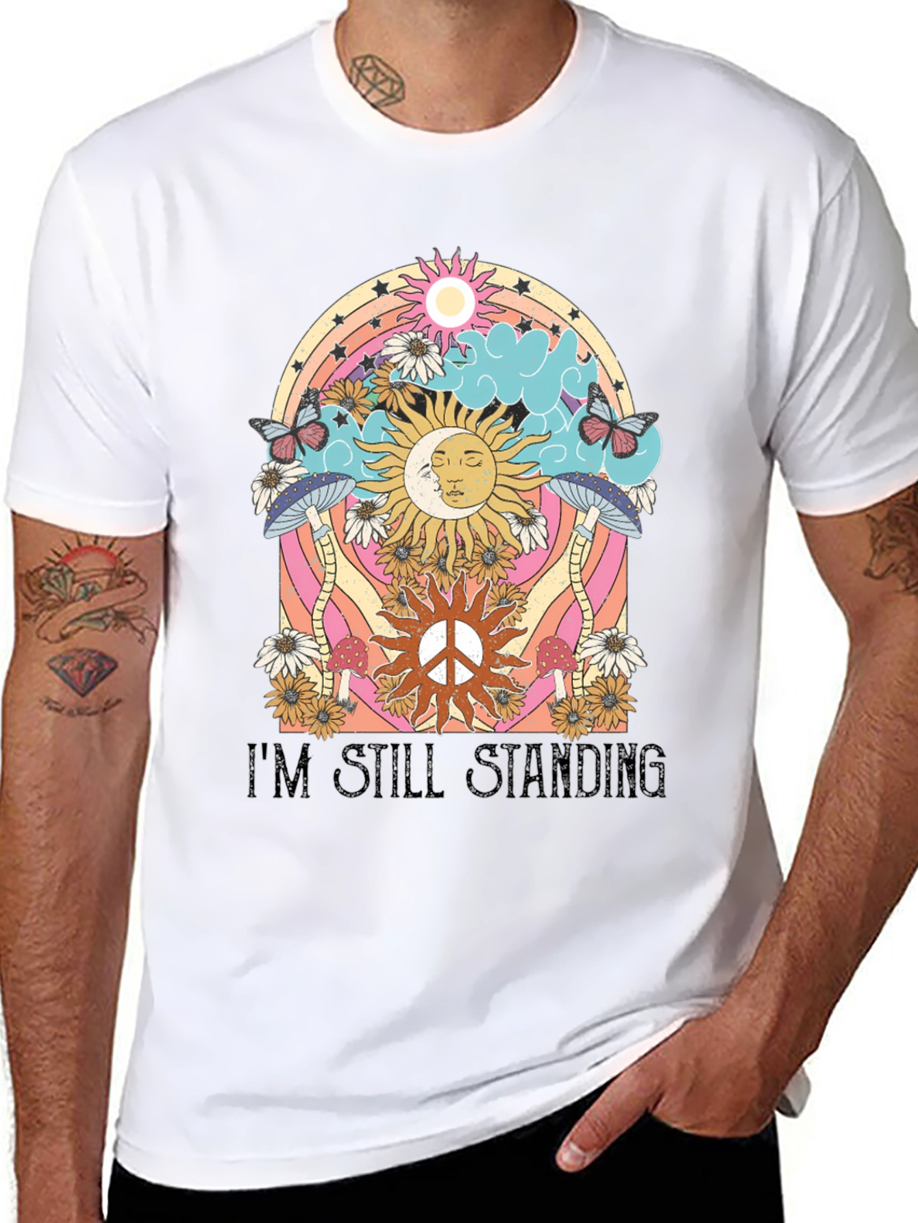 Black I'm Still Standing Graphic Tee view 8