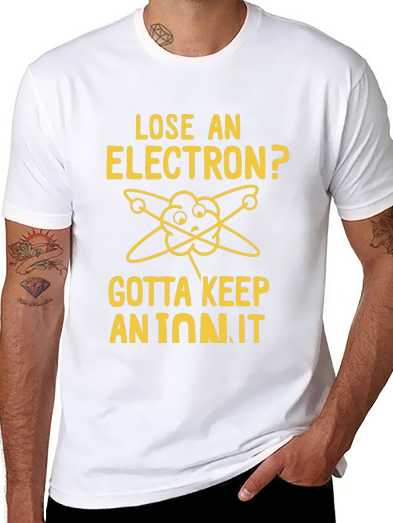 Black Lose an Electron? Gotta Keep an Ion It T-Shirt view 8