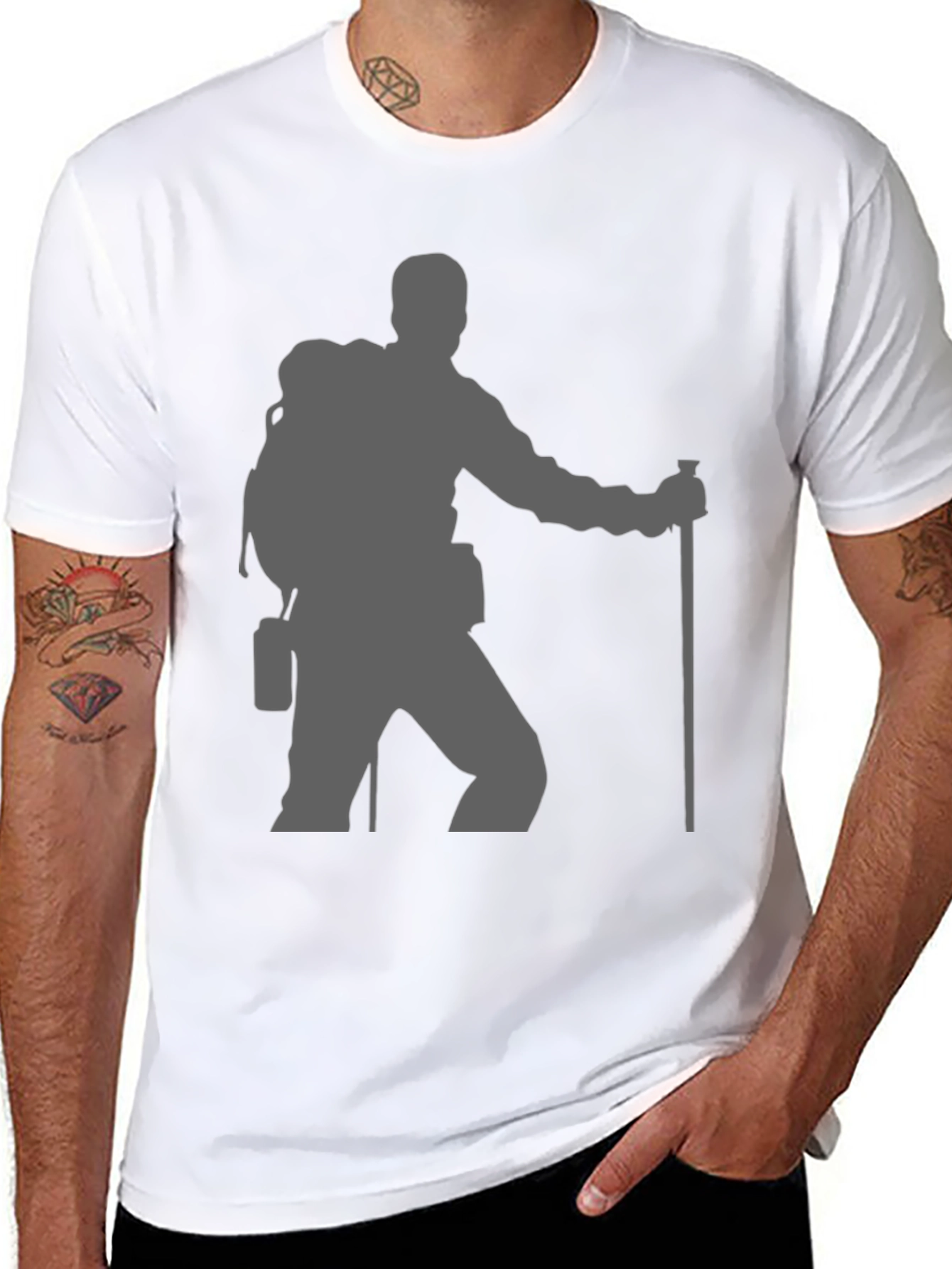 Hiking Silhouette T-Shirt - Adventure Ready Tee - 8