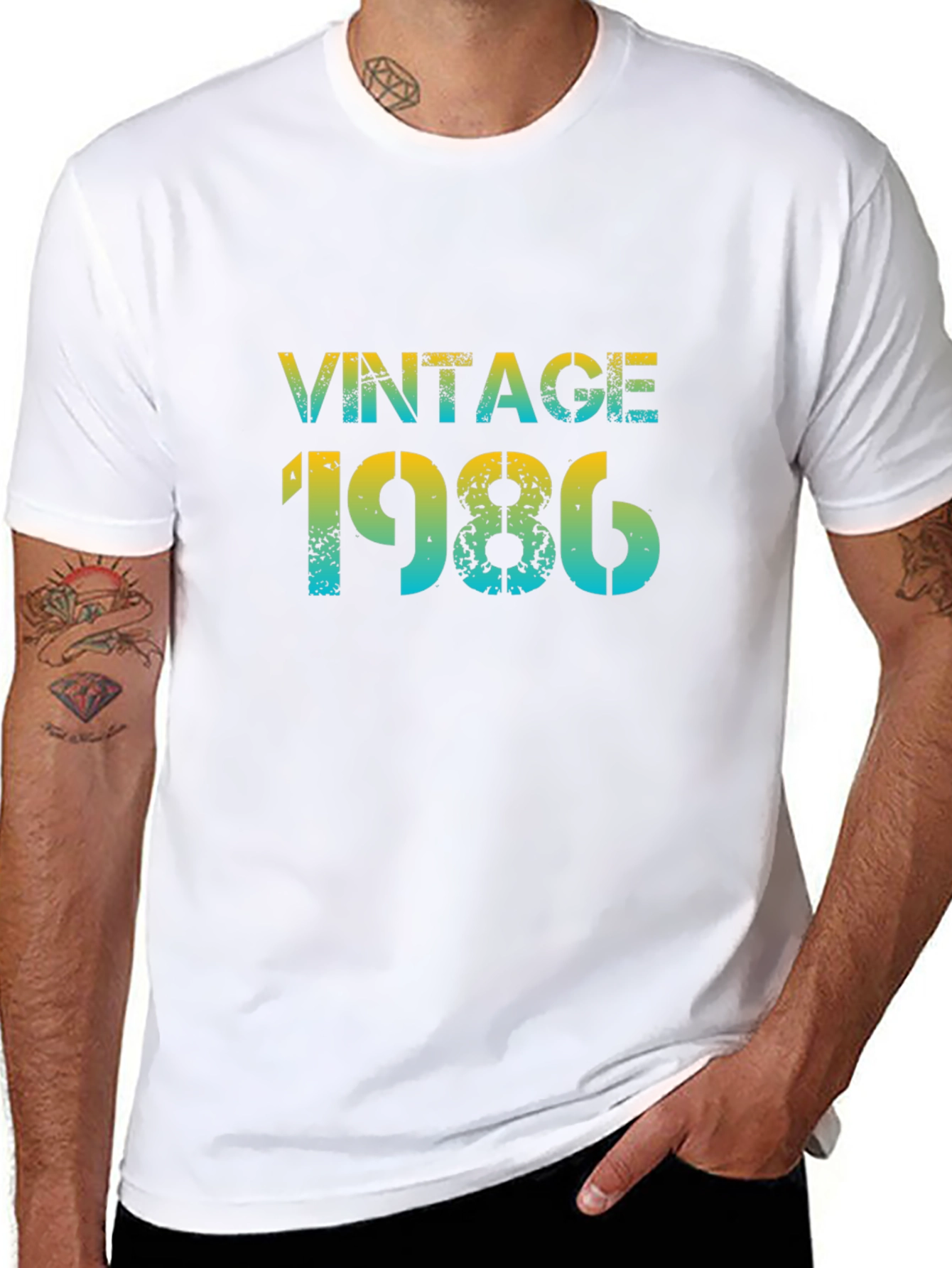 Black Vintage 1986 Graphic T-Shirt view 8