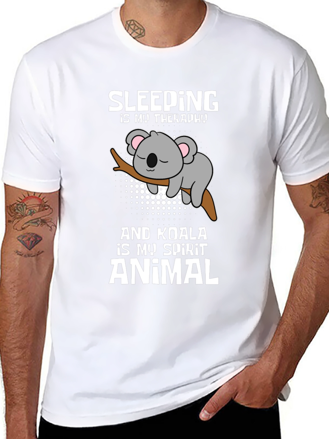 Sleeping Koala T-Shirt - My Spirit Animal - 8