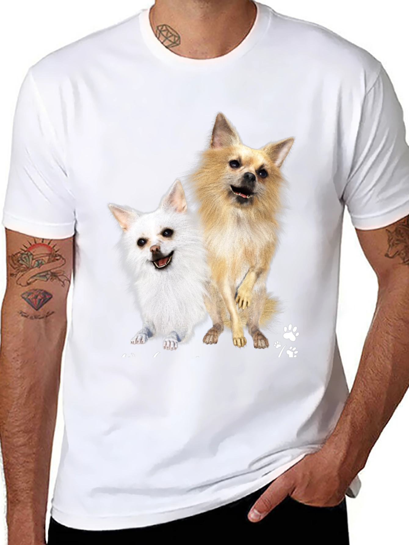 Black Dog Lover T-Shirt: Cute Chihuahua Design view 8