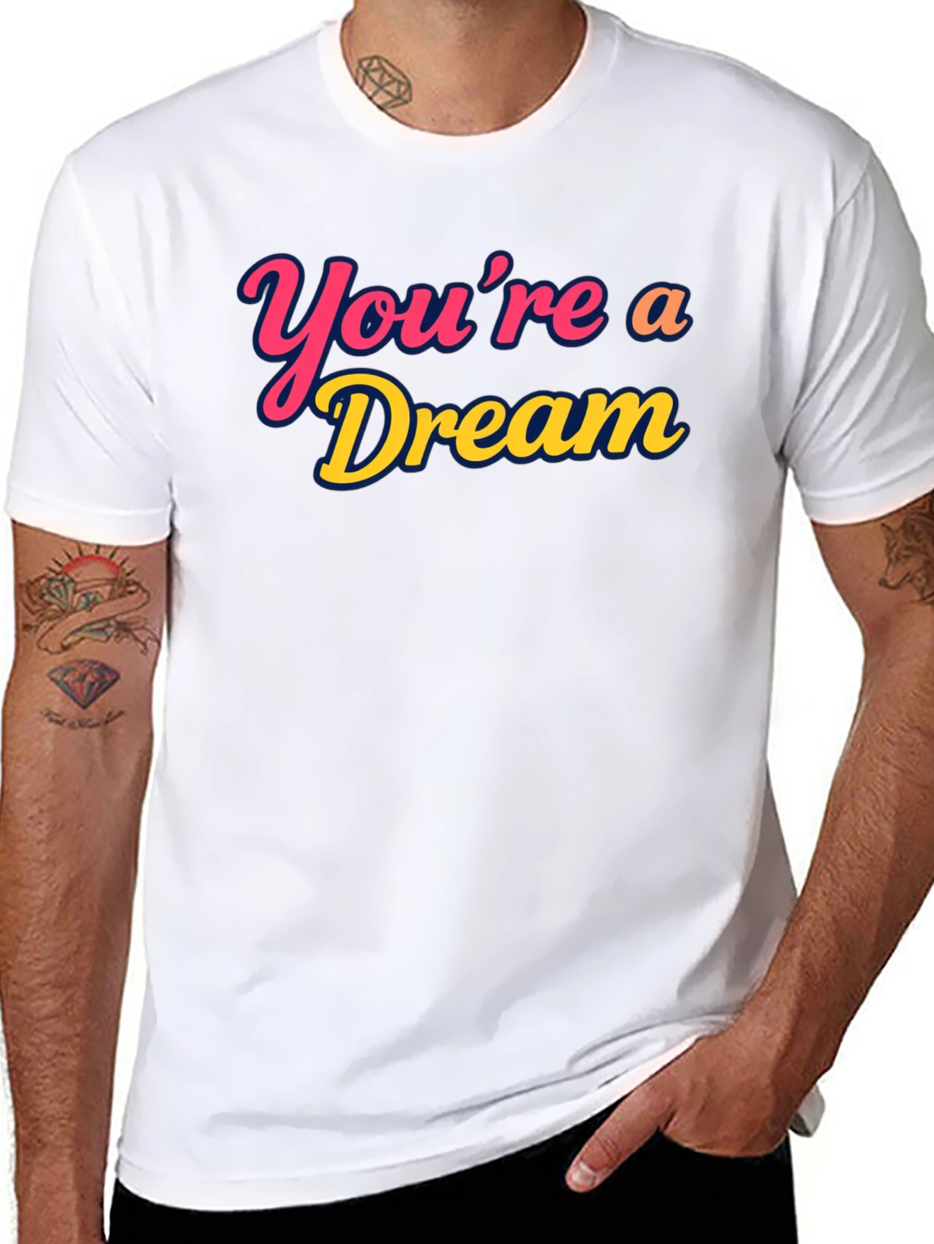 Black You're a Dream Graphic T-Shirt view 8