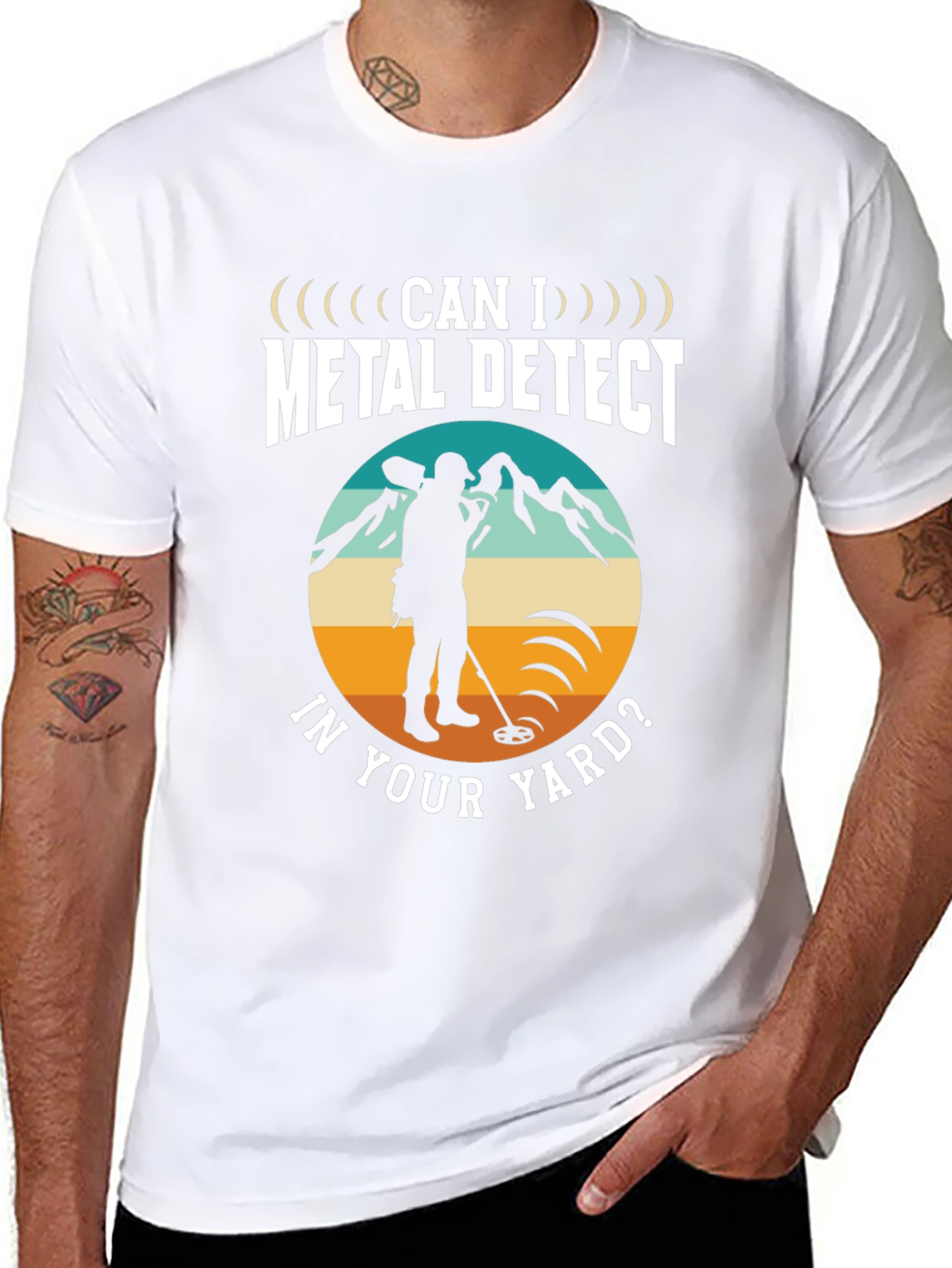 Metal Detecting T-Shirt - Can I Metal Detect In Your Yard - 8