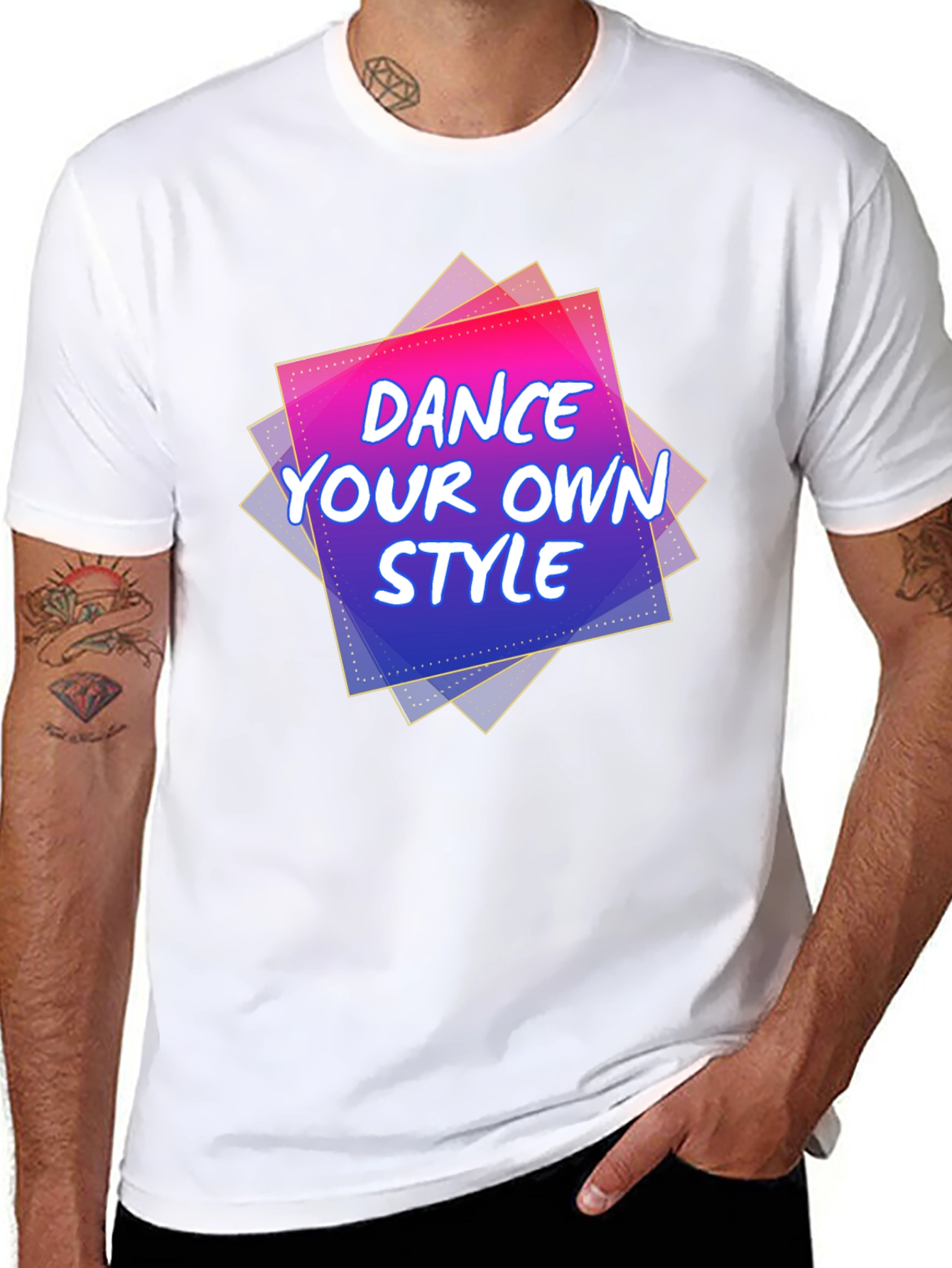 Black Dance Your Own Style Graphic Tee view 8