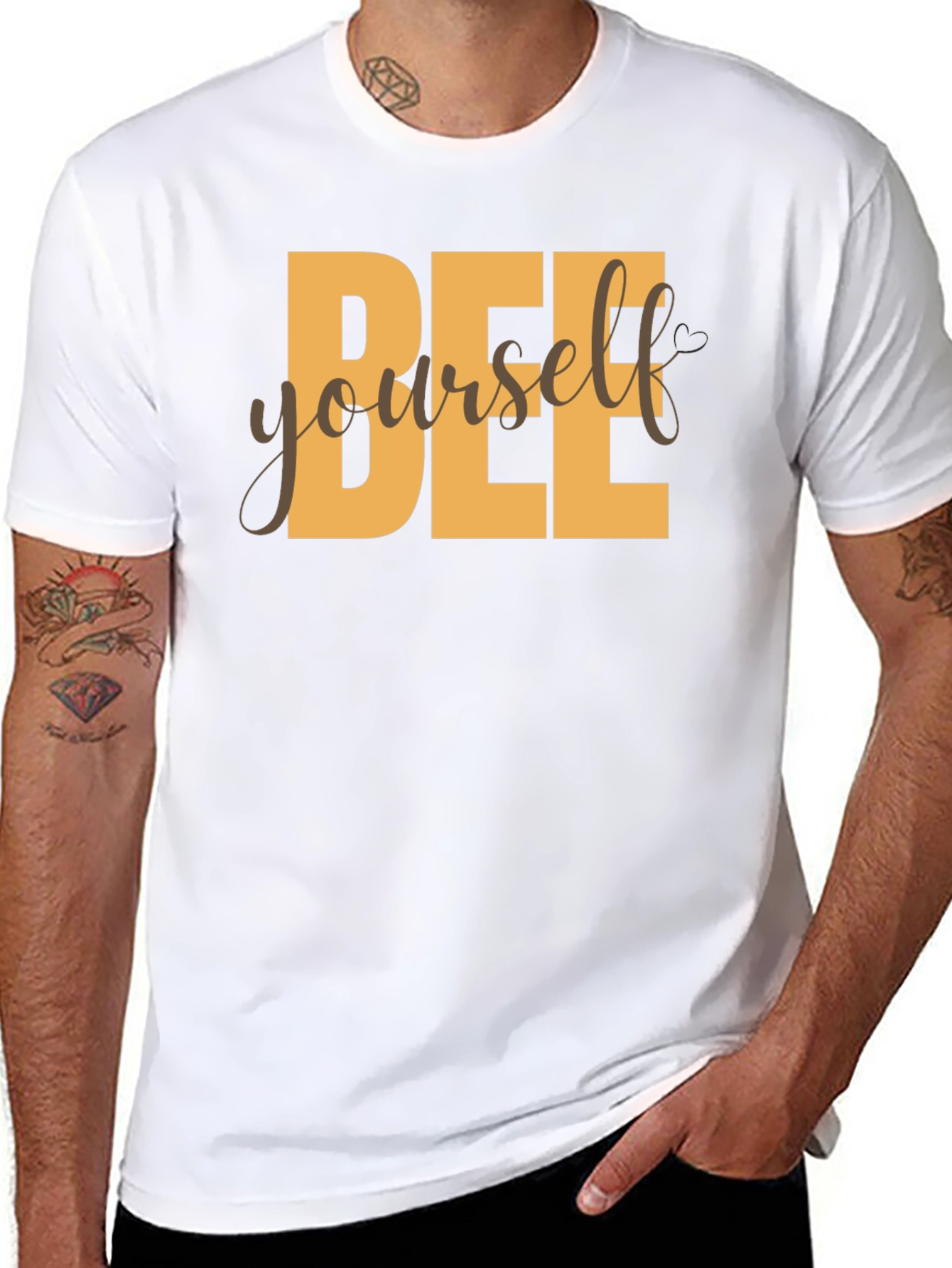 Black Bee Yourself Graphic T-Shirt view 8