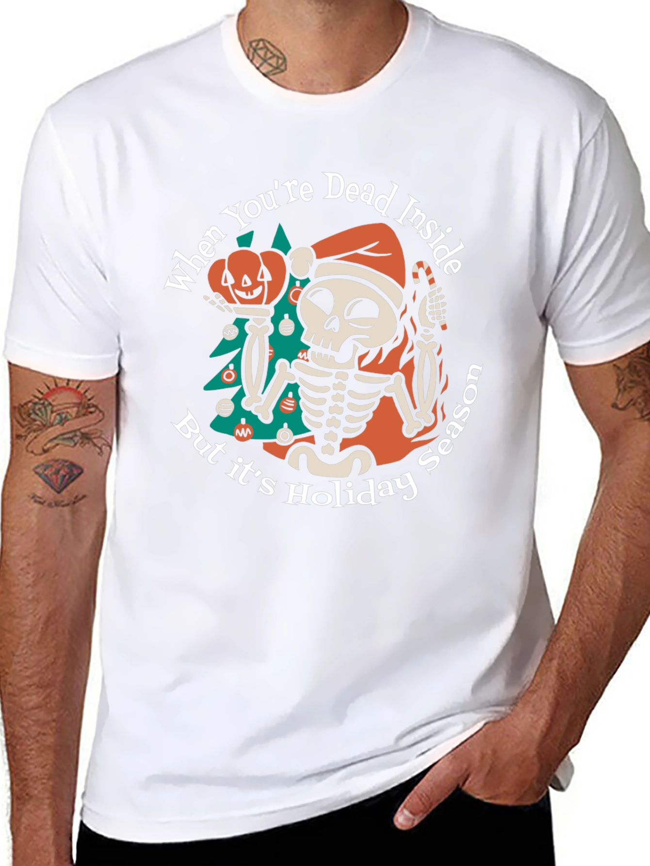 Dead Inside Holiday Season T-Shirt - 8