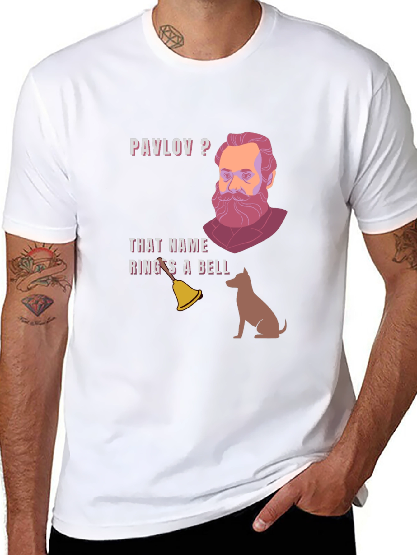 Black Pavlov's Dog T-Shirt - That Name Rings a Bell! view 8
