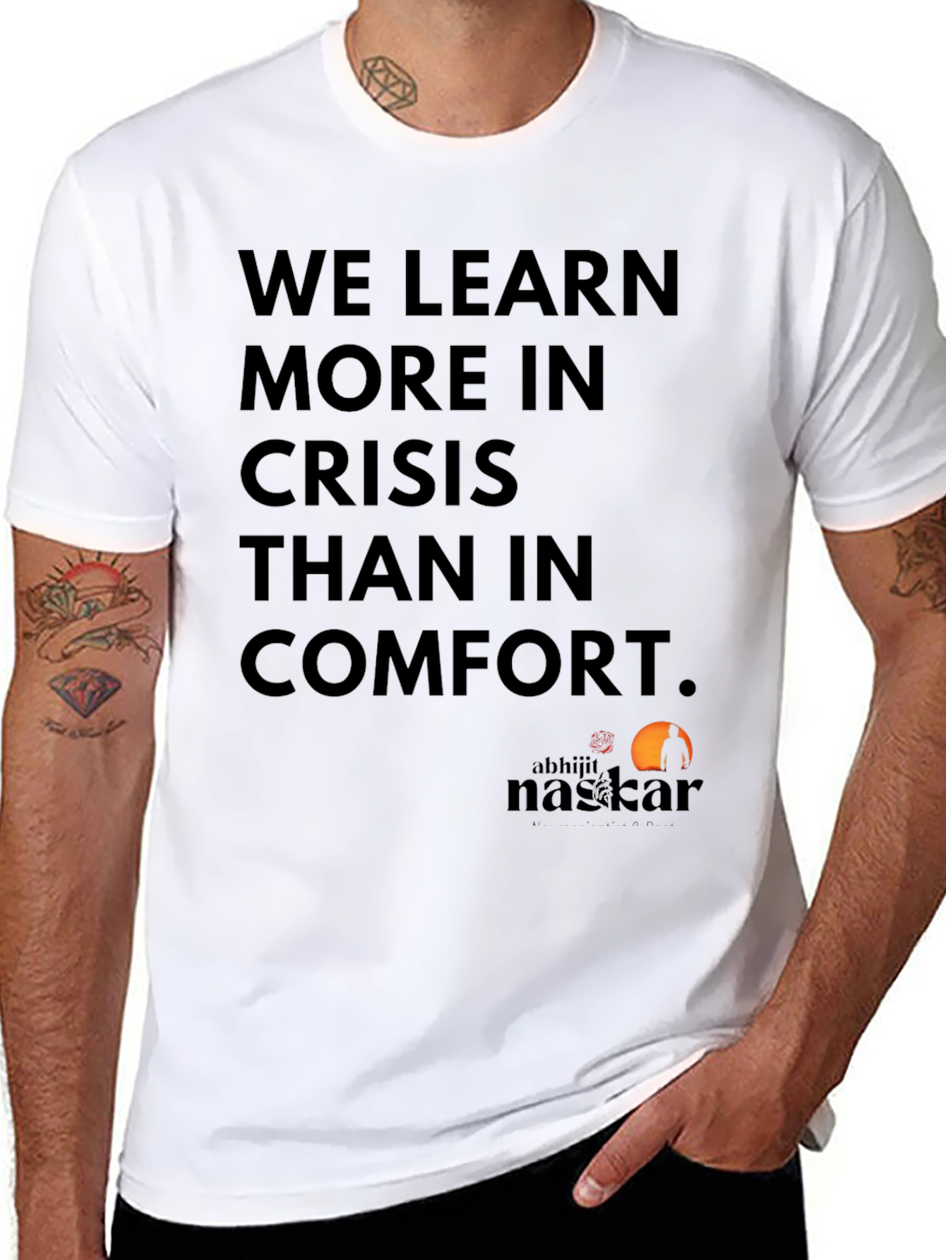 Black Crisis Comfort T-Shirt - Motivational Design view 8