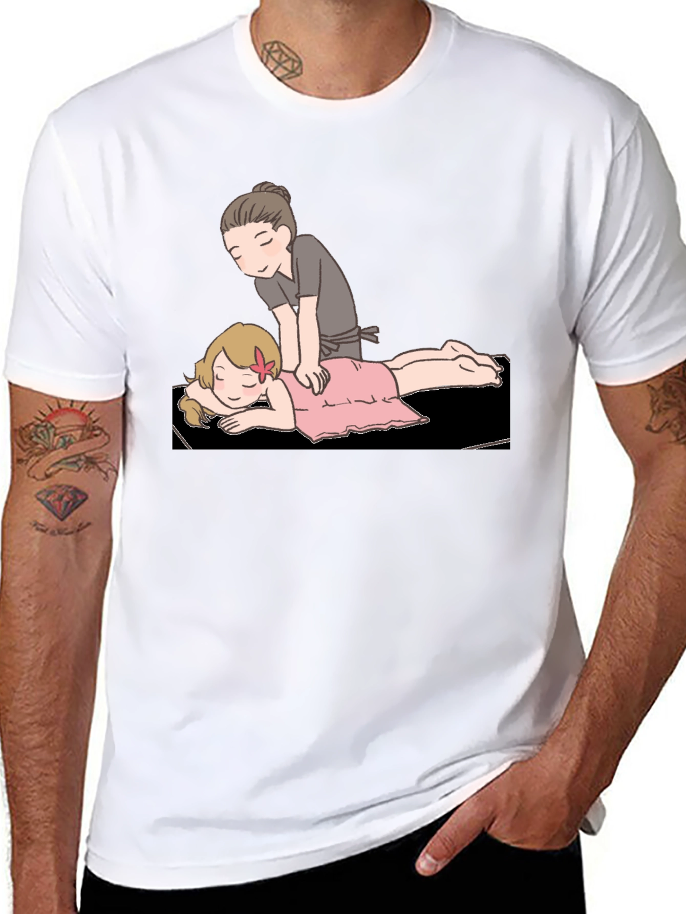 Relaxing Massage Graphic Tee - Unisex - 8