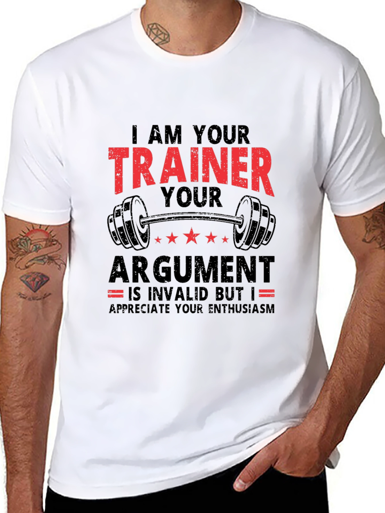Trainer Argument T-Shirt: Funny Gym Workout Tee - 8