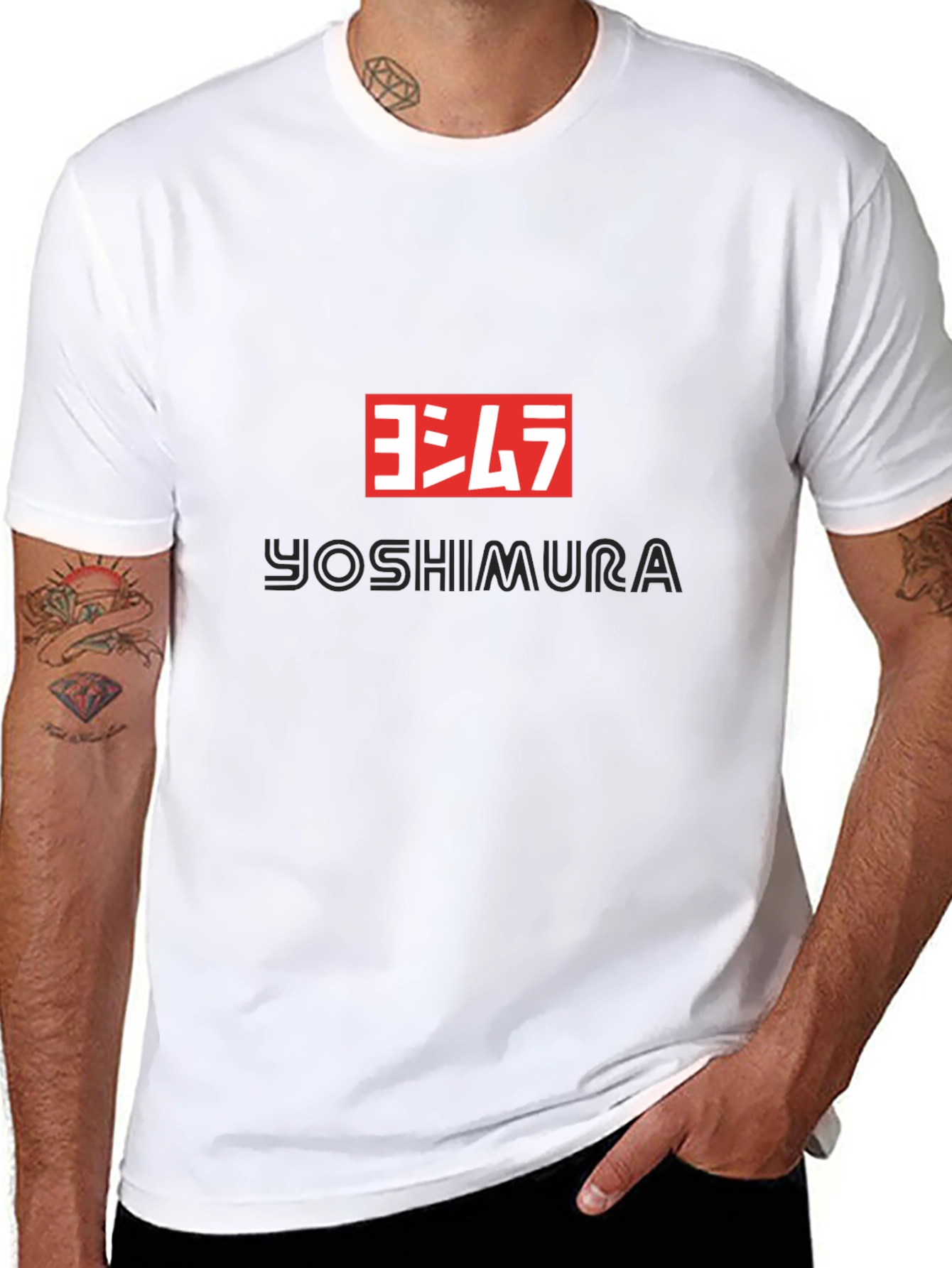 Black Yoshimura Graphic Tee - Black view 8