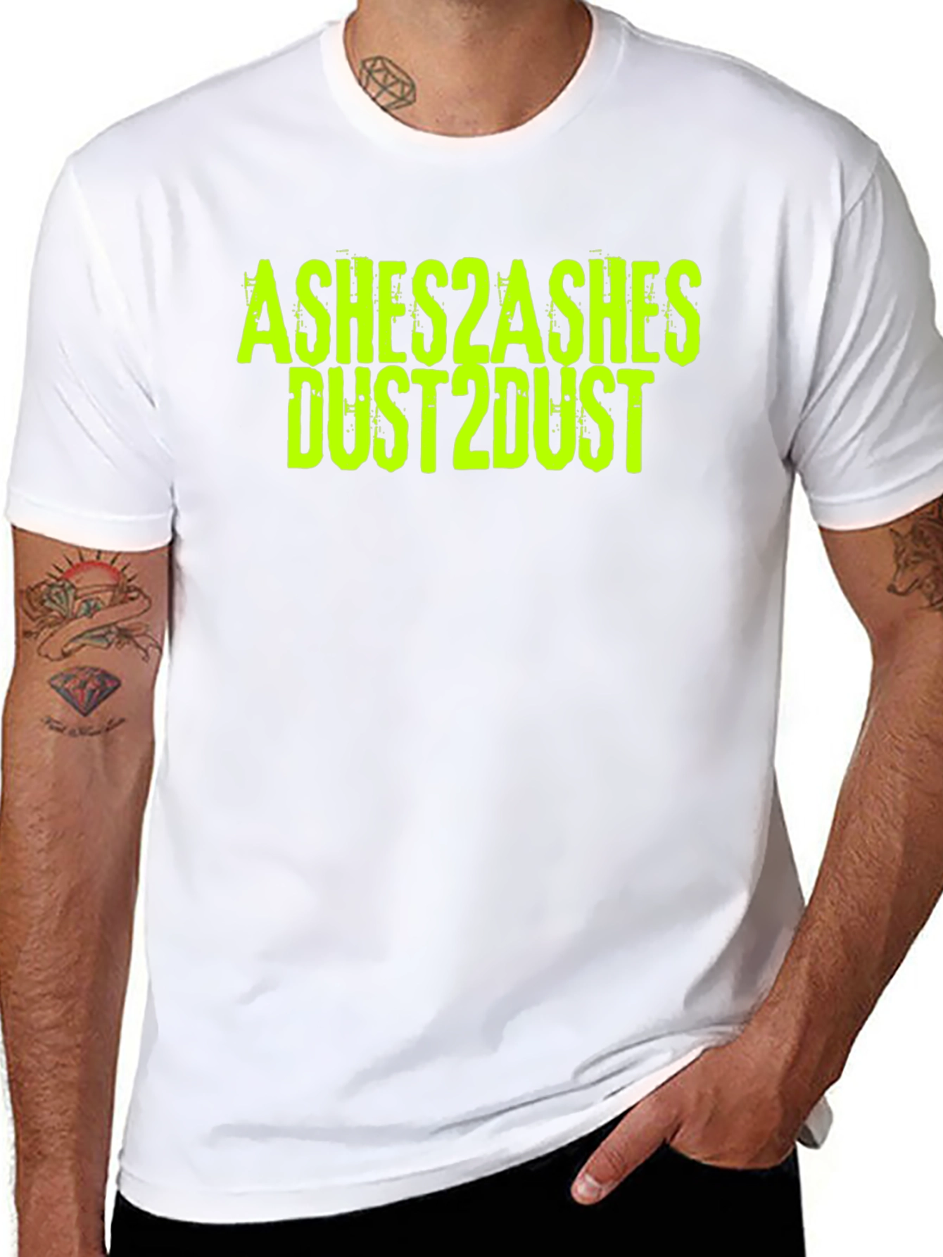 Black Ashes 2 Ashes, Dust 2 Dust Black T-Shirt view 8