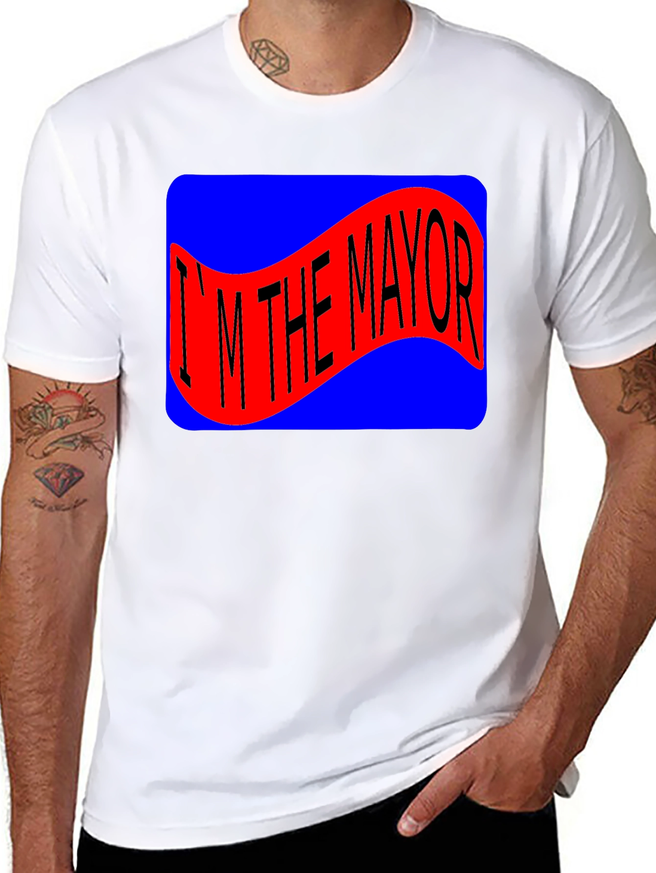 I'm The Mayor T-Shirt Novelty Tee - 8
