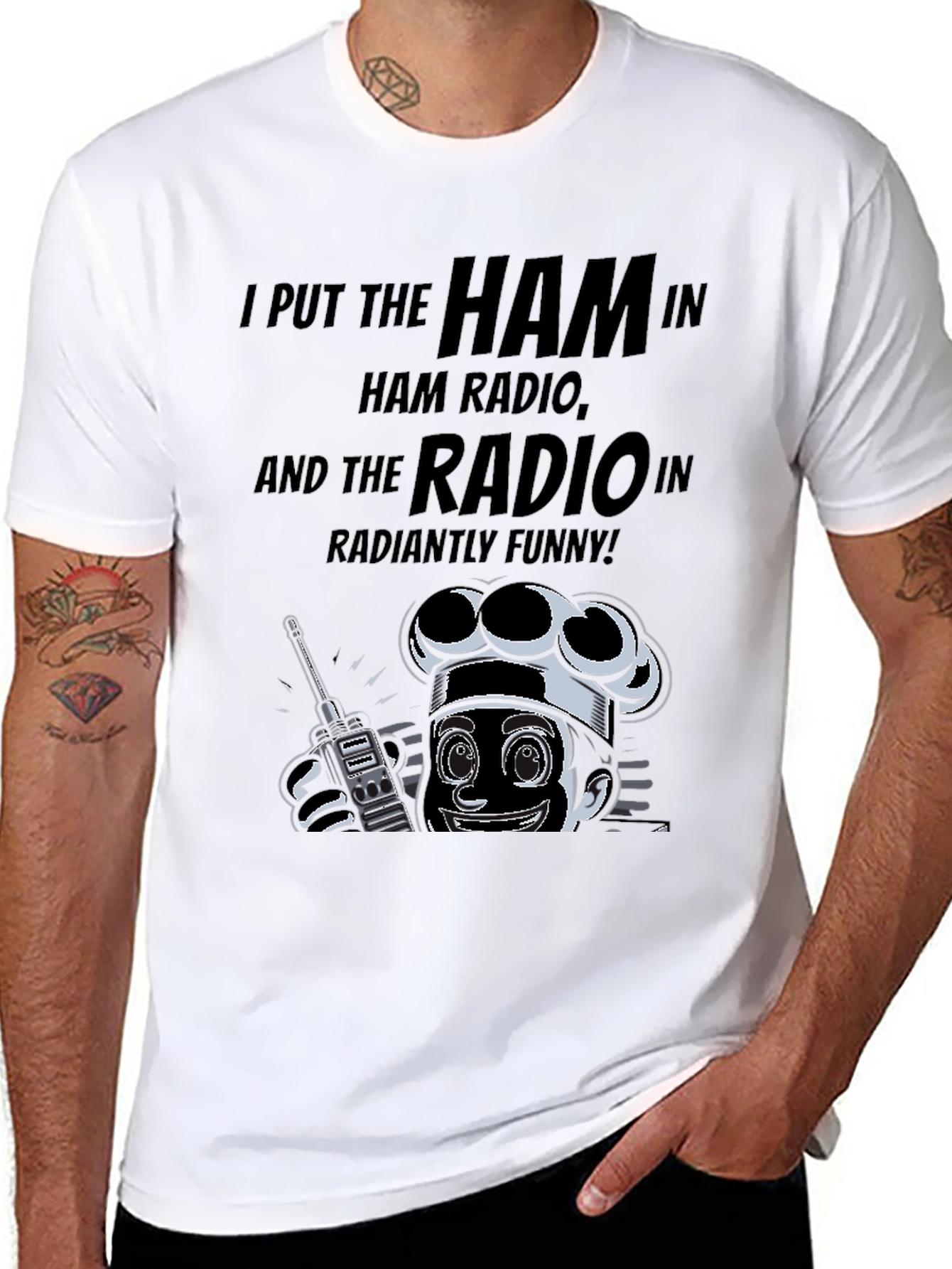 Ham Radio Enthusiast T-Shirt - Radiantly Funny - 8