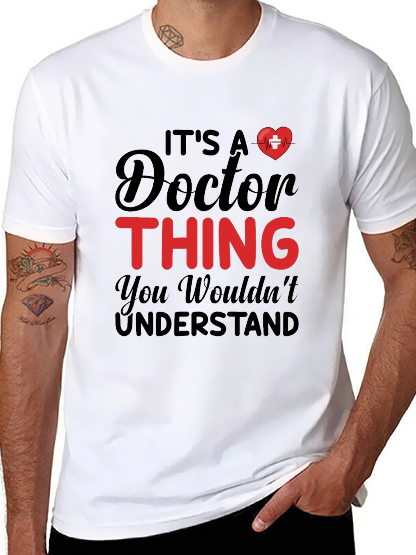 Black It's a Doctor Thing - Graphic T-Shirt view 8
