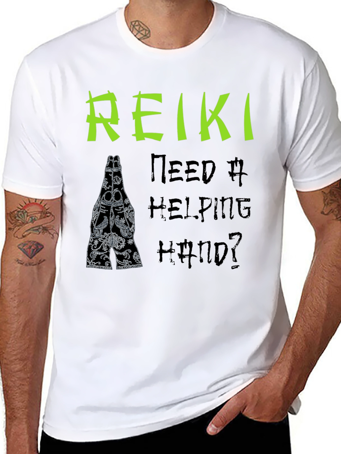 Reiki Need a Helping Hand T-Shirt - 8