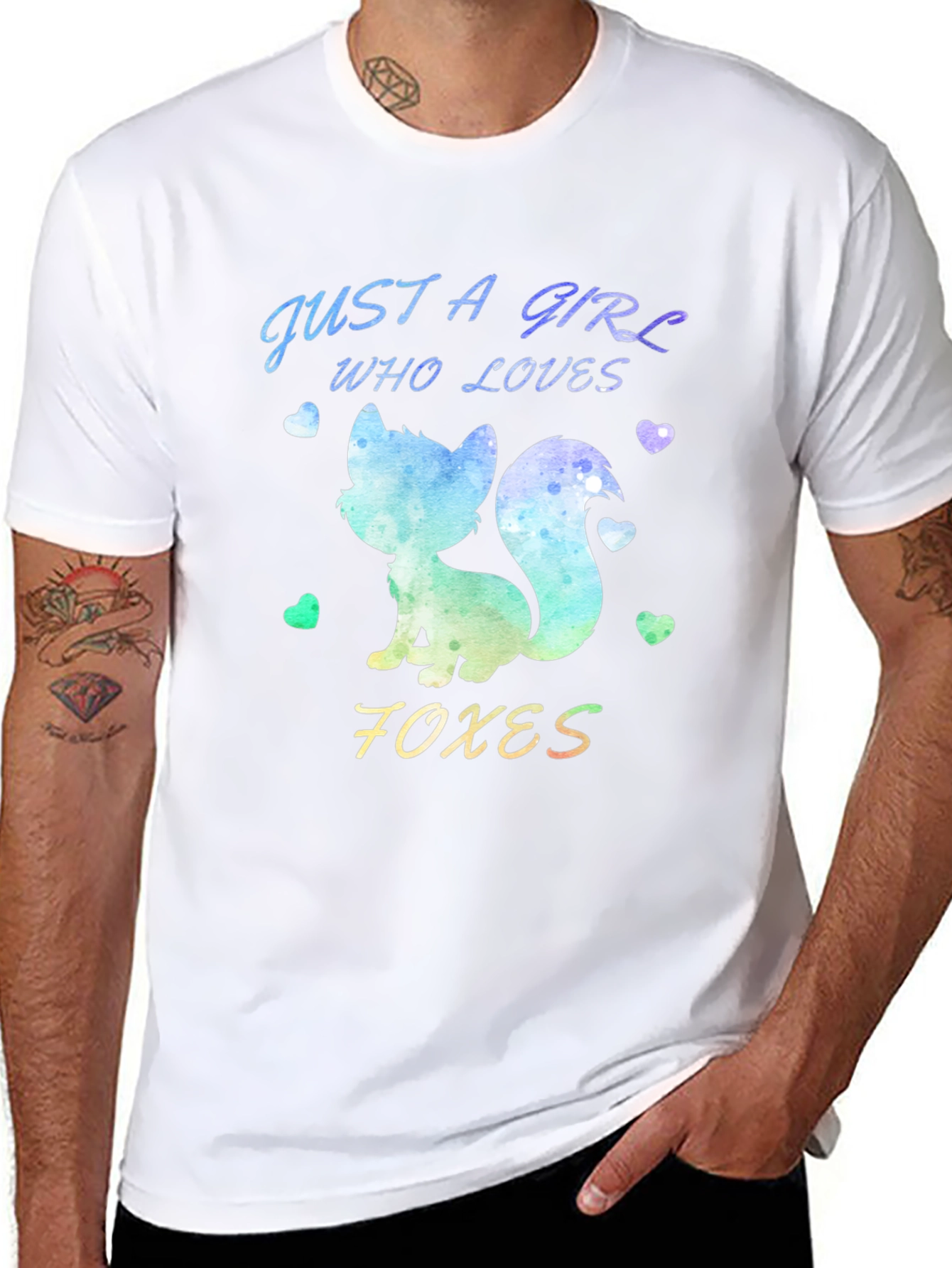 Just A Girl Who Loves Foxes T-Shirt - 8