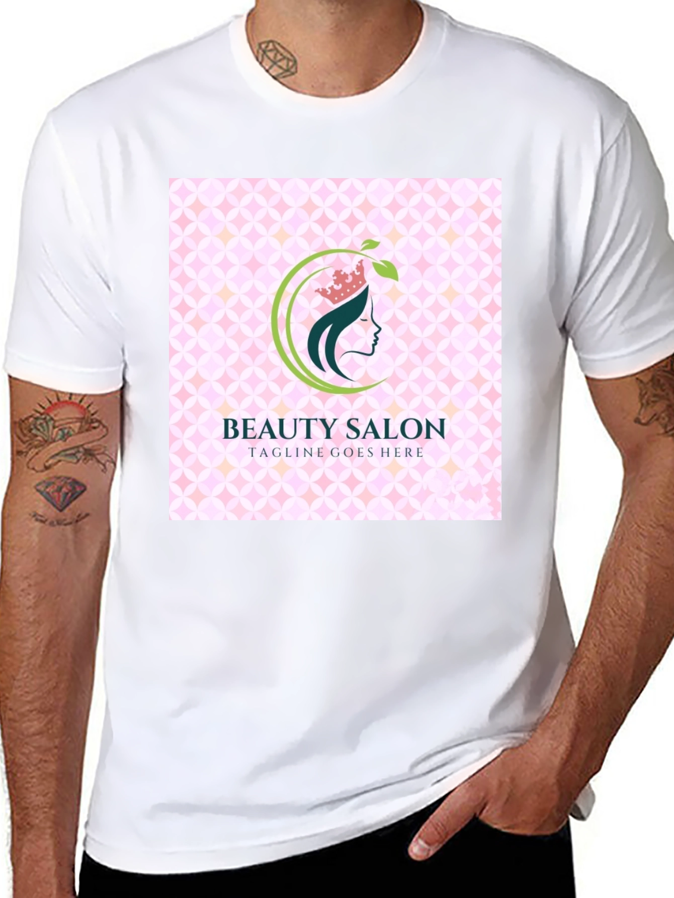 Black Beauty Salon Graphic T-Shirt view 8