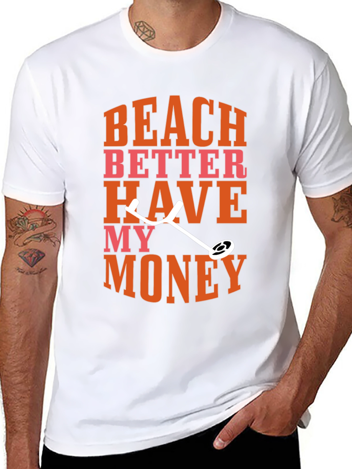 Black Beach Better Have My Money Metal Detecting Graphic Tee view 8