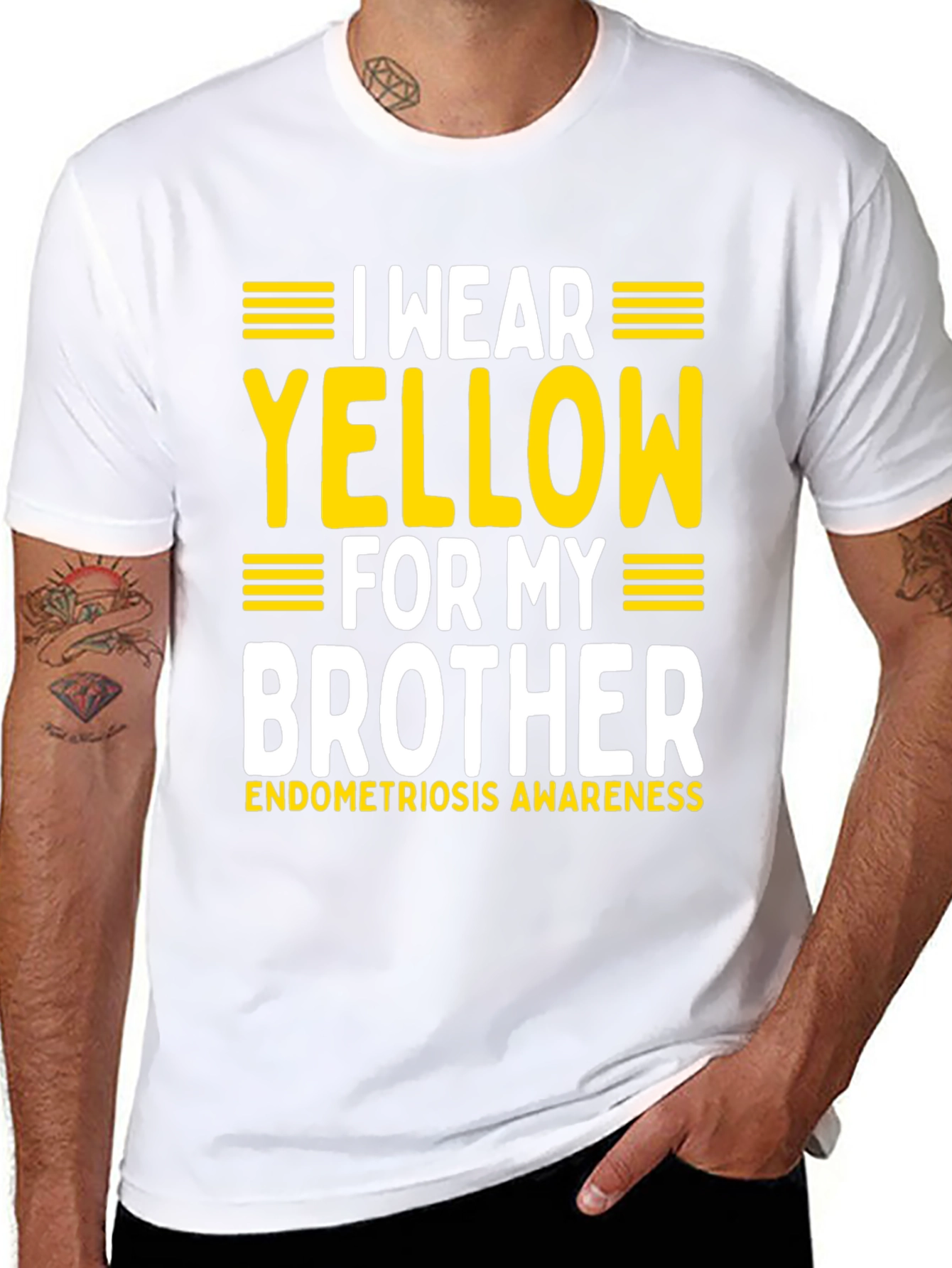 Yellow Brother Awareness T-Shirt - 8