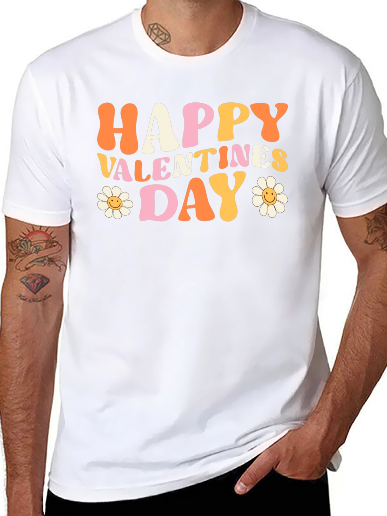 Happy Valentines Day Graphic T-Shirt - 8