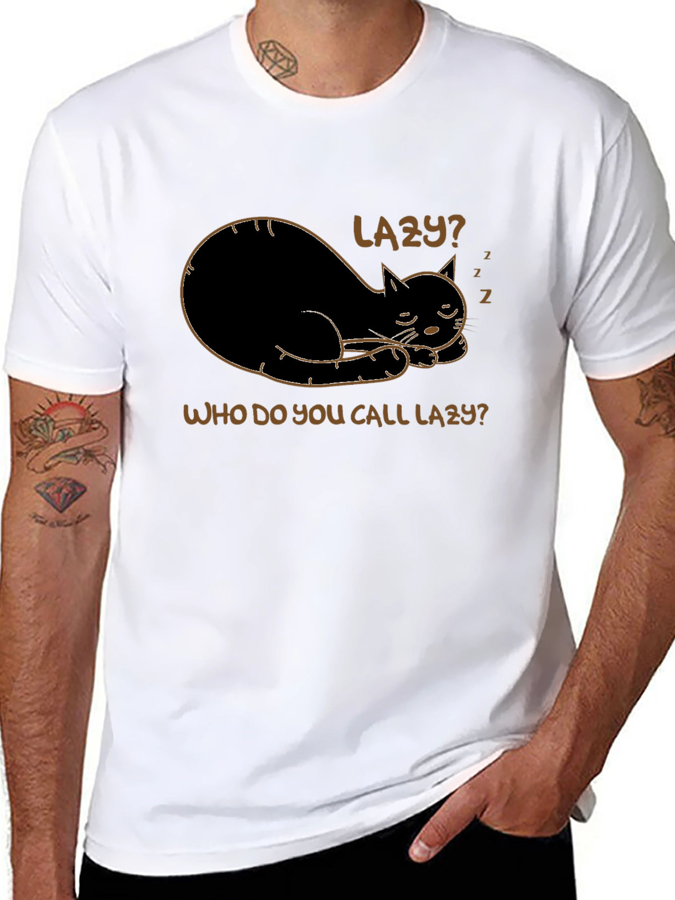 Lazy Cat T-Shirt - Unisex Comfort - 8