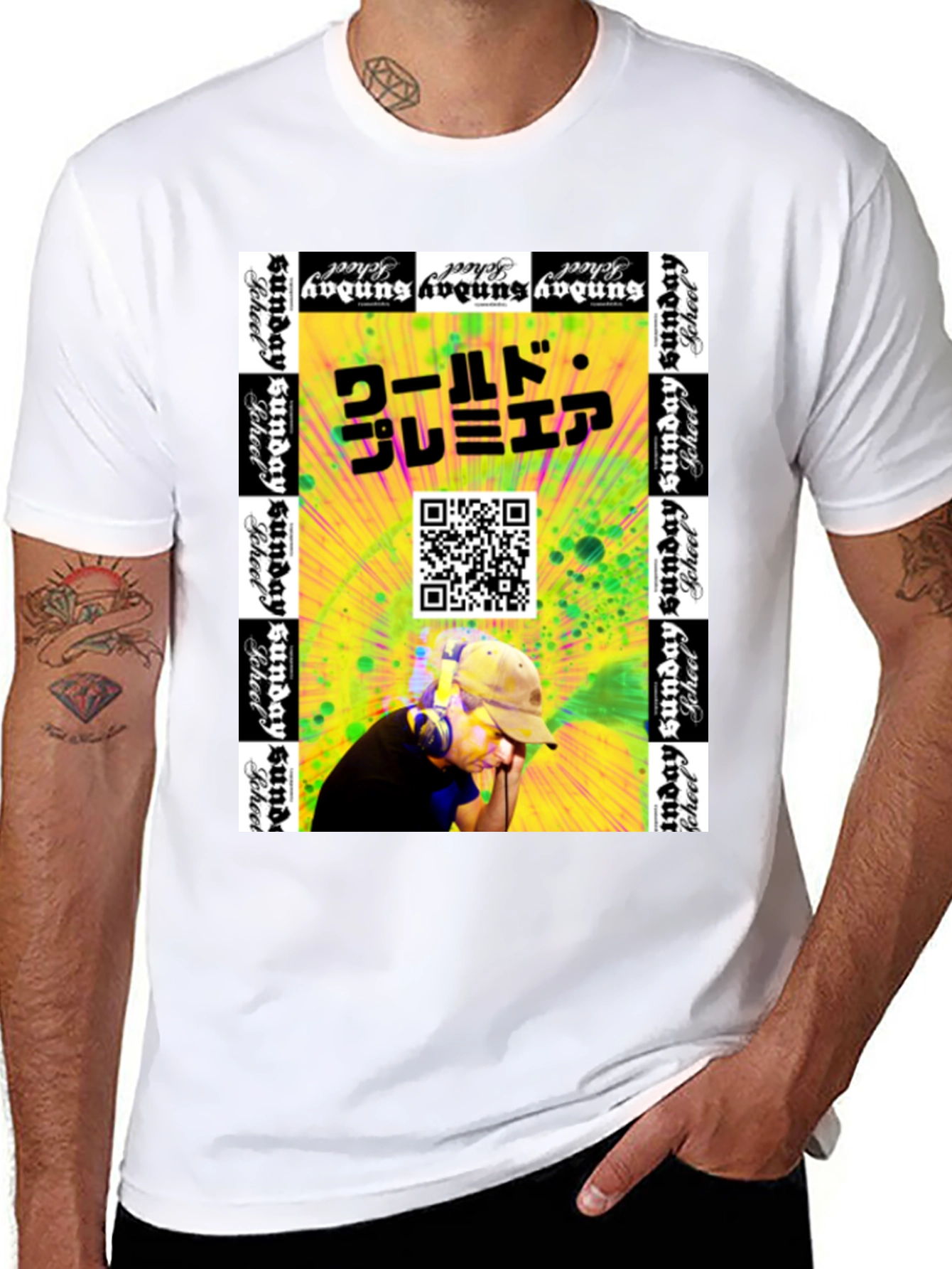 Black World Premiere Graphic Tee view 8