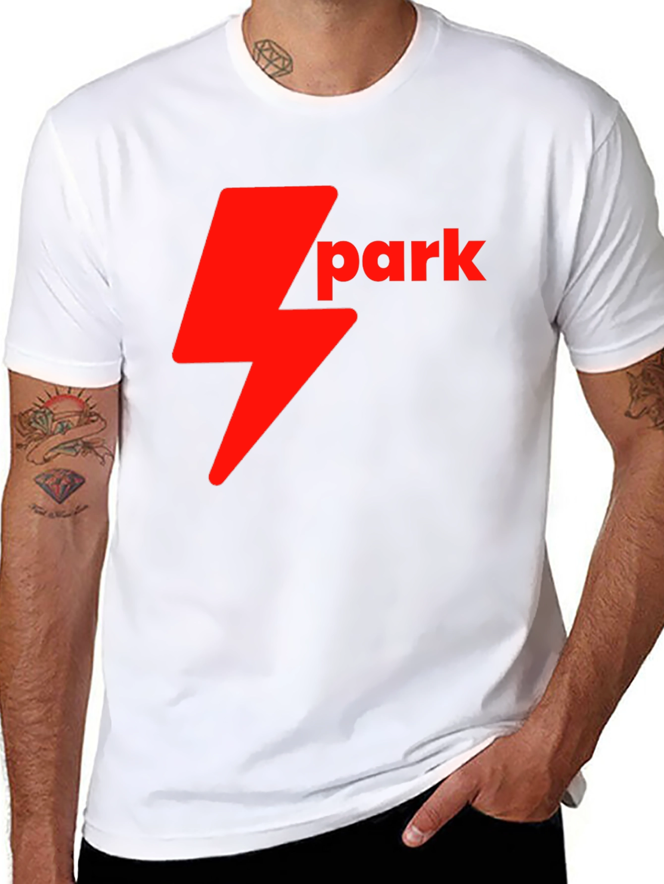 Spark Park Graphic T-Shirt - Trendy Casual Wear - 8