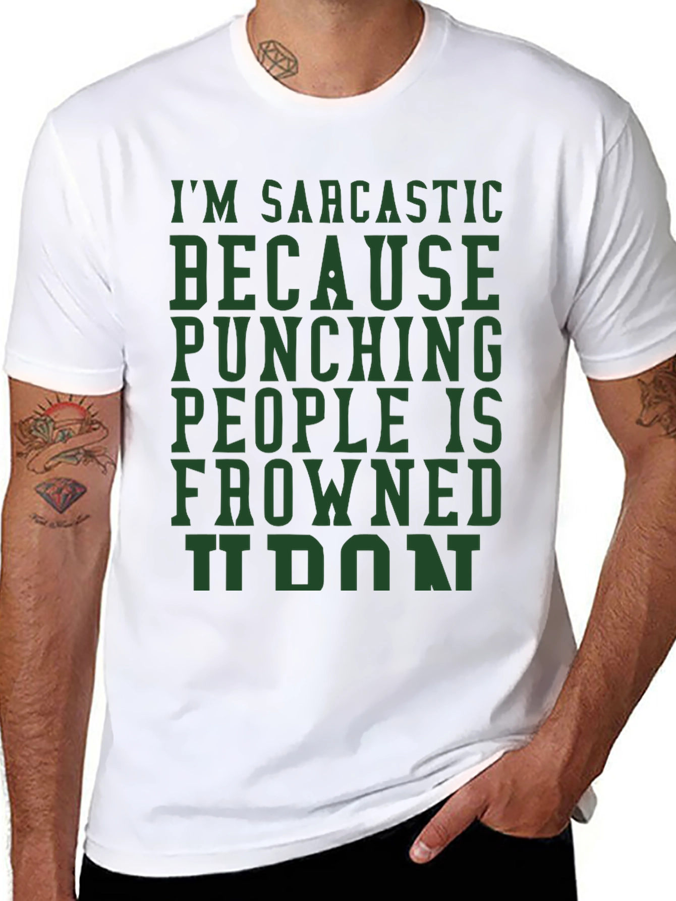 Black Sarcastic Humor T-Shirt view 8