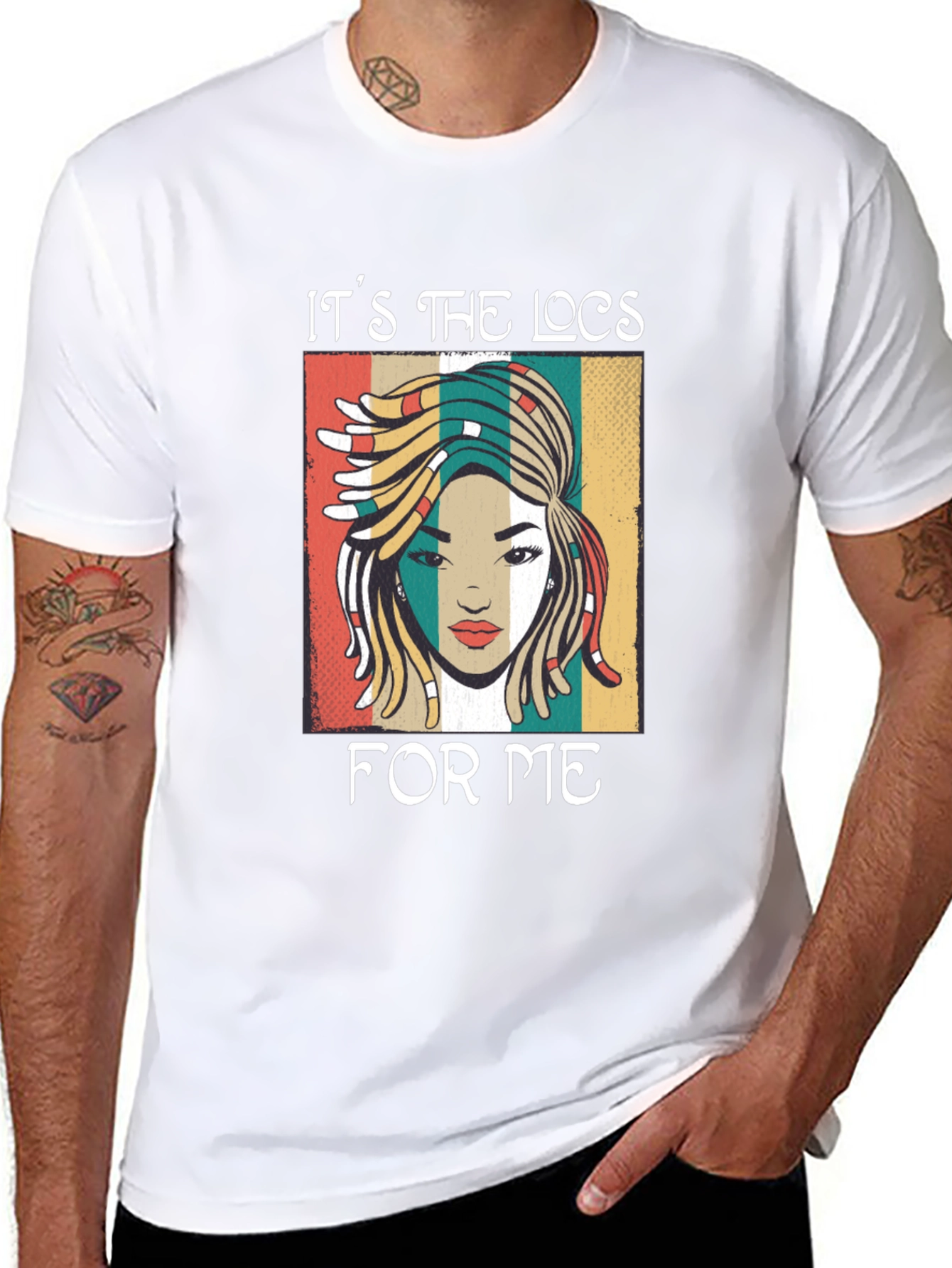 It's the Locs for Me Graphic Tee - 8