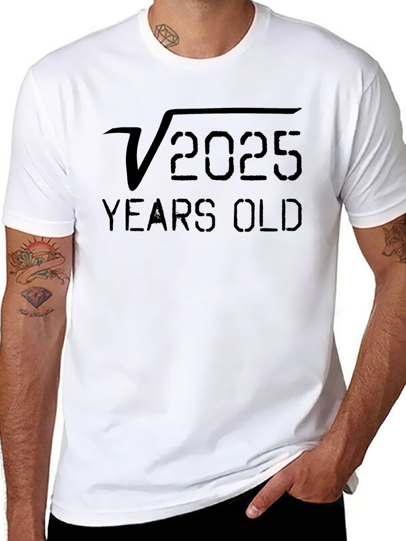 Black Funny 45 Years Old Math T-Shirt view 8