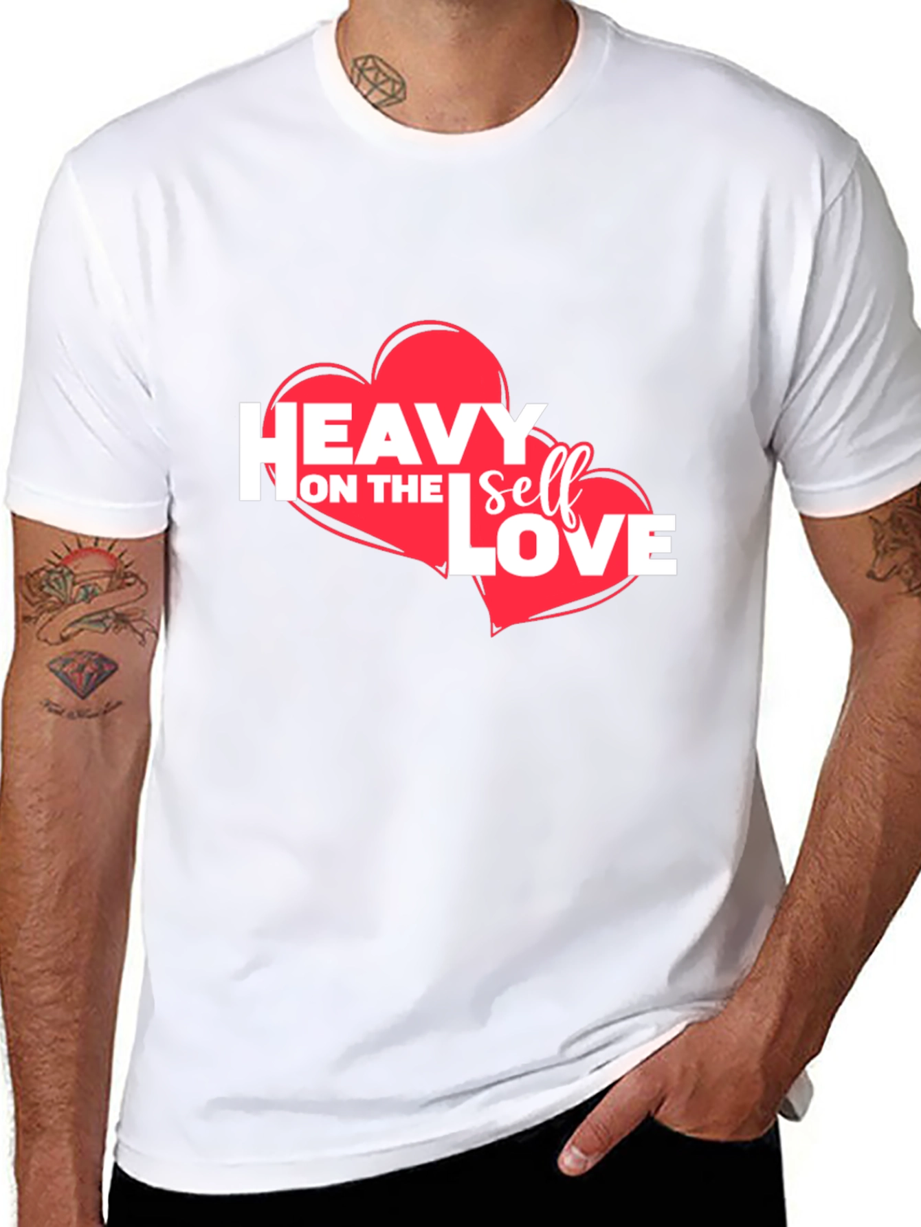 Heavy on the Self Love Graphic Tee - 8