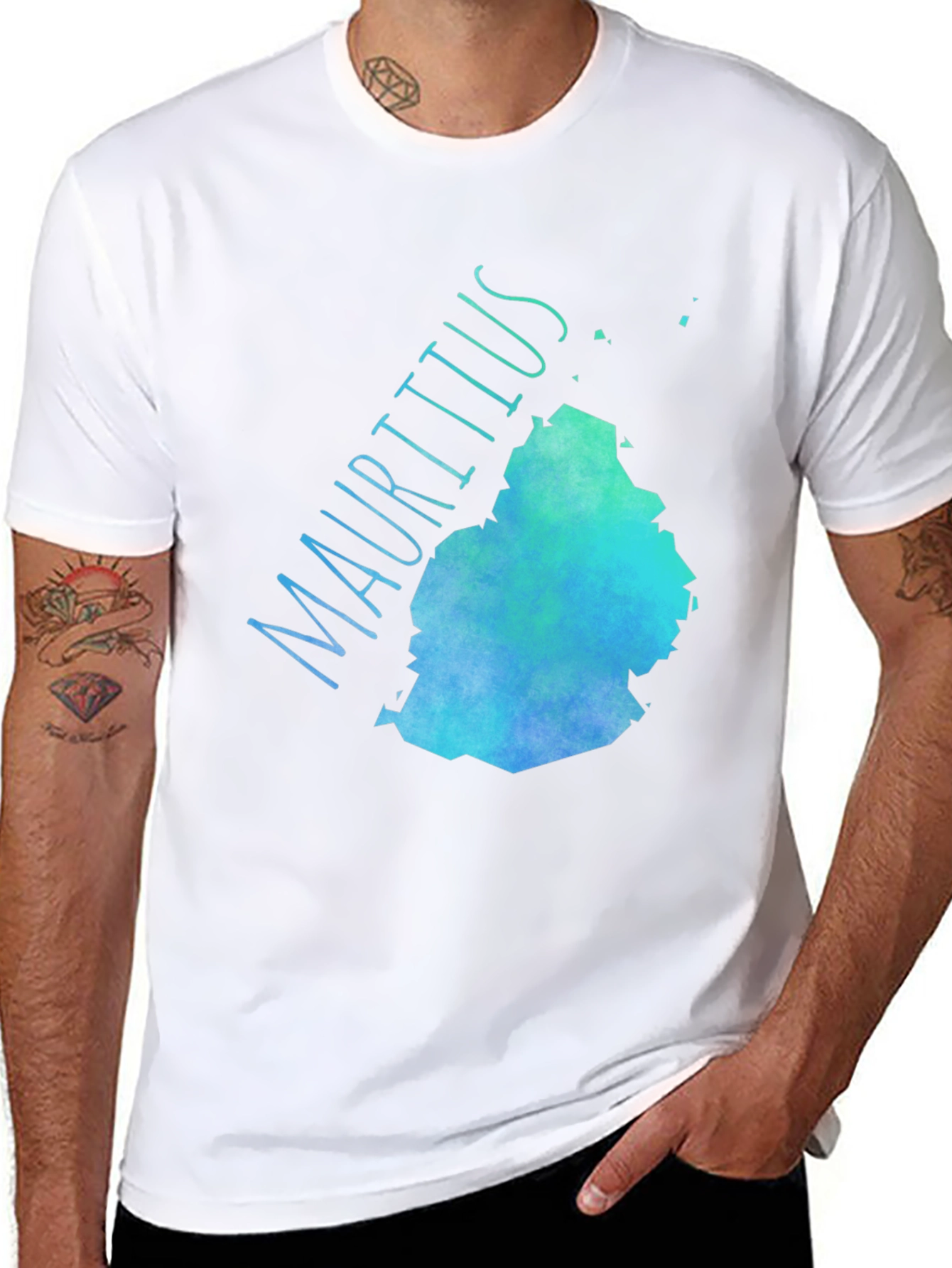 Mauritius Map Tee - Island Pride Graphic T-Shirt - 8