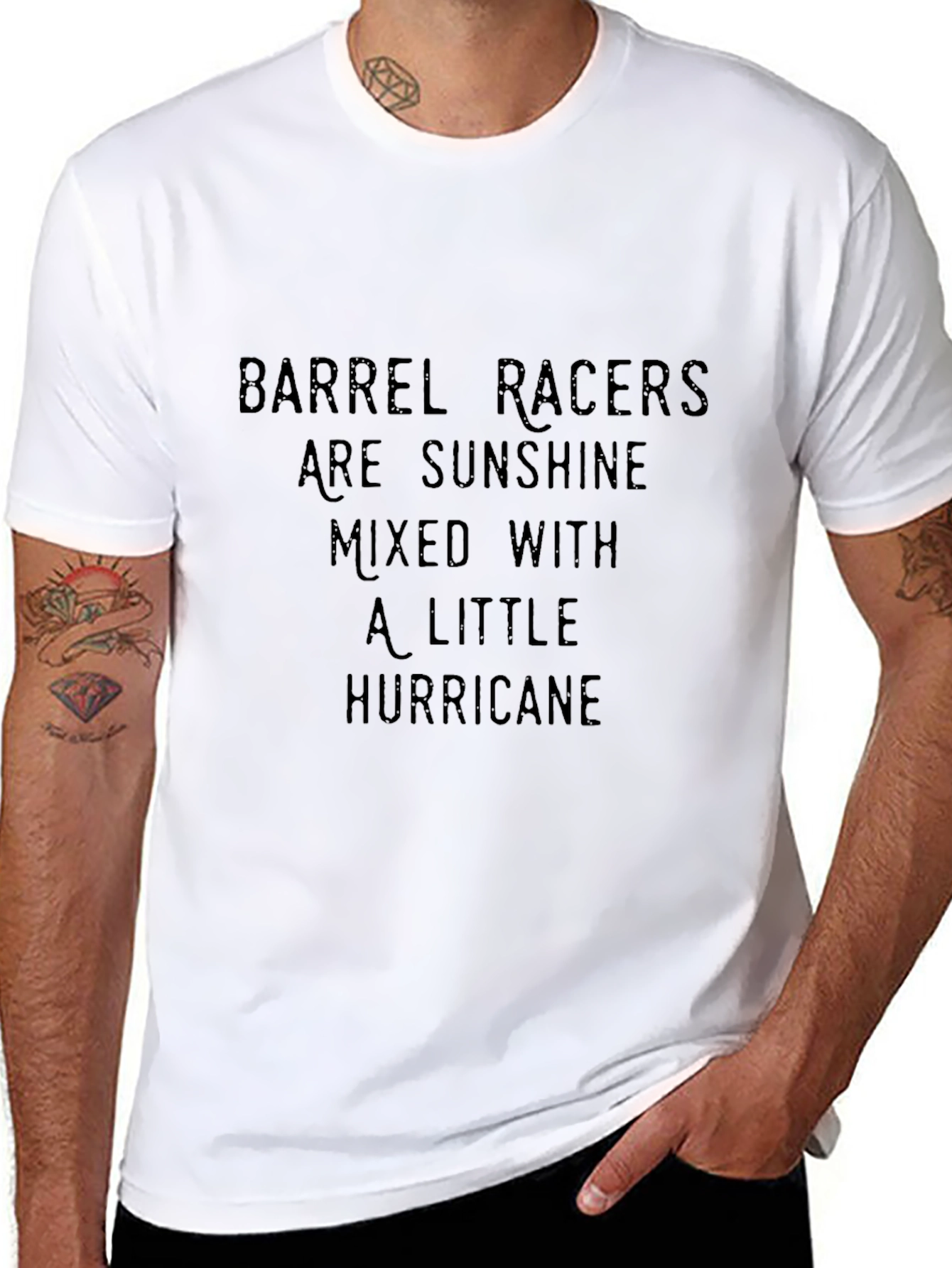 Black Barrel Racers Sunshine Hurricane Graphic Tee view 8