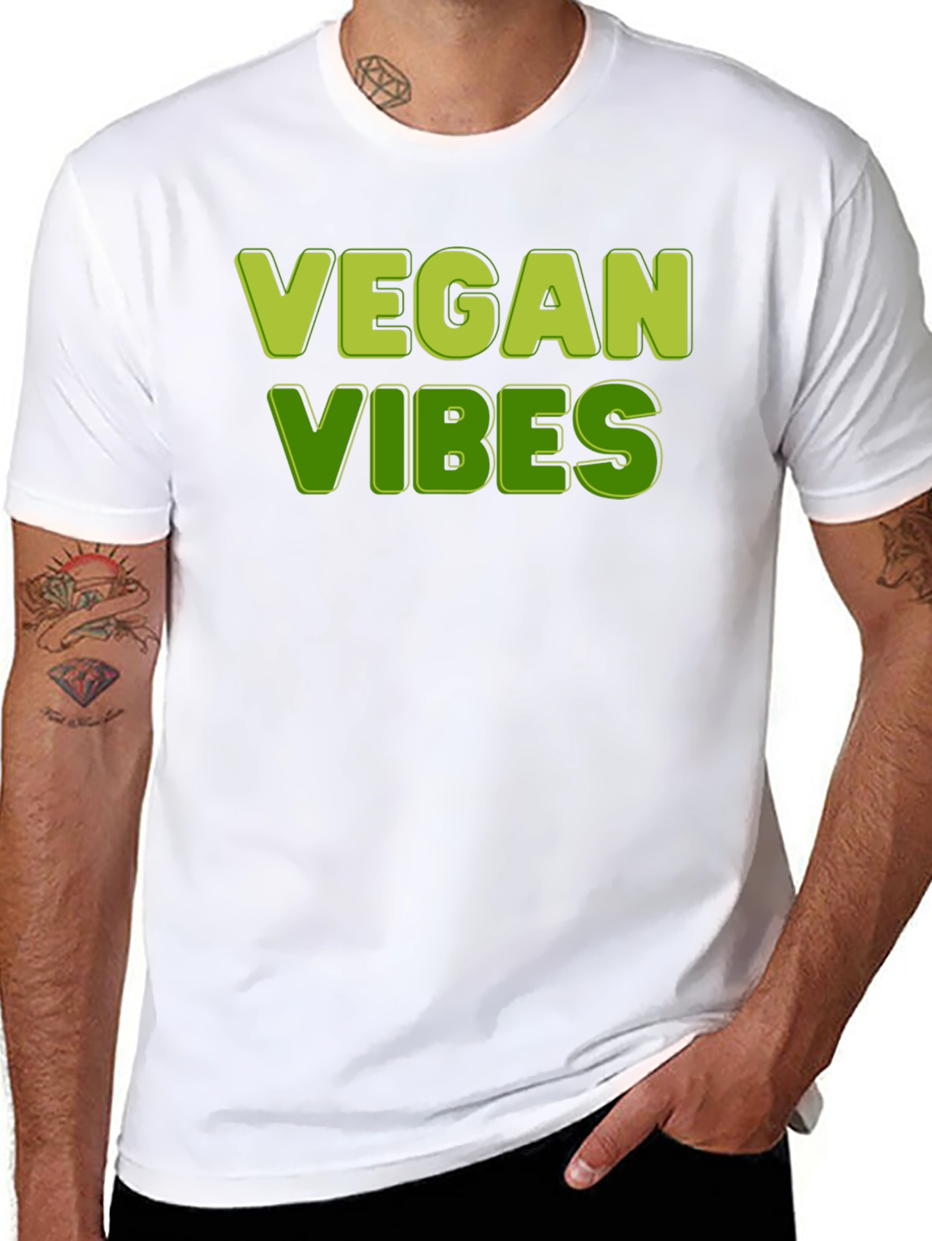 Vegan Vibes T-Shirt - Eco-Friendly Fashion - 8