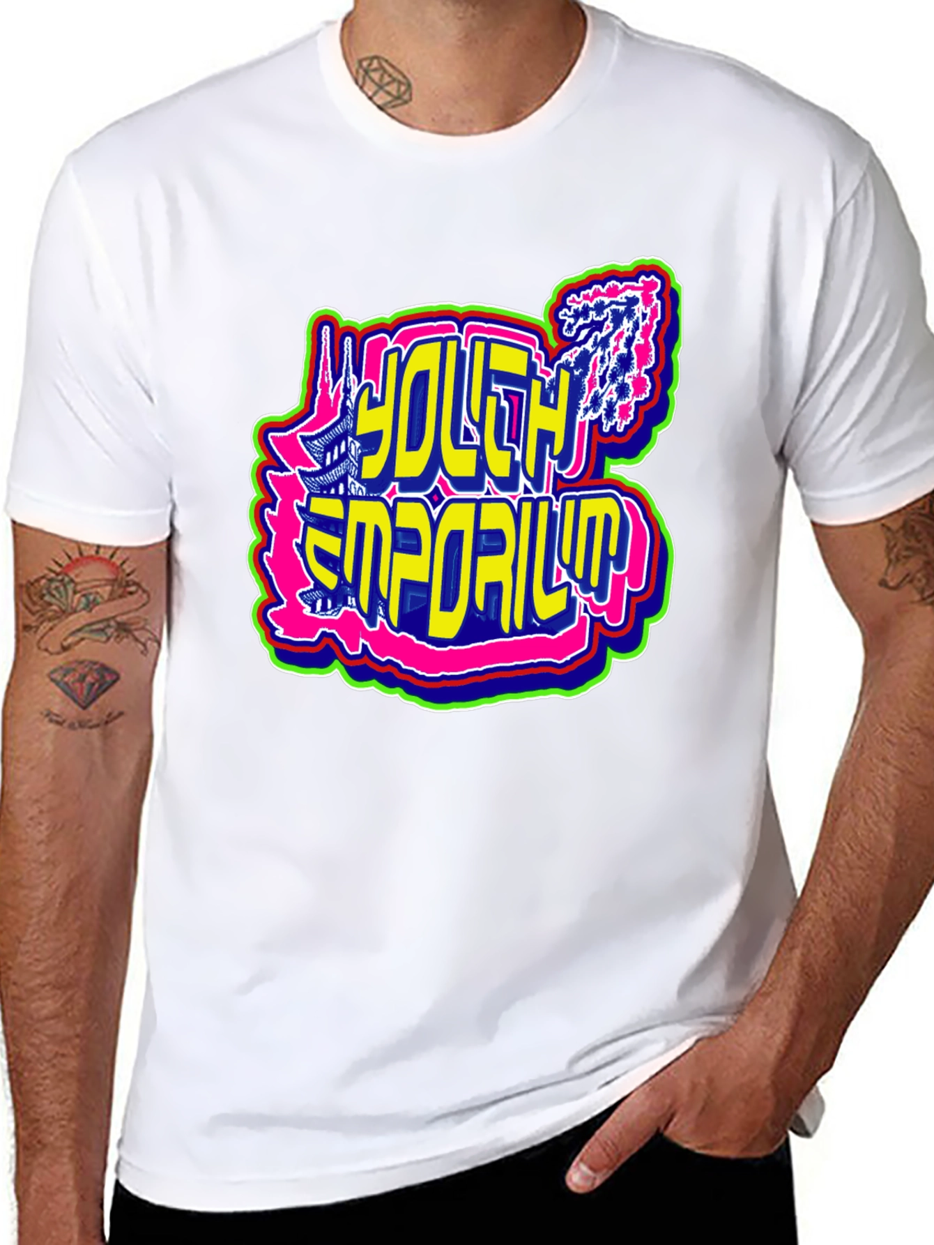 Black Youth Emporium Graphic Tee - Retro Style view 8