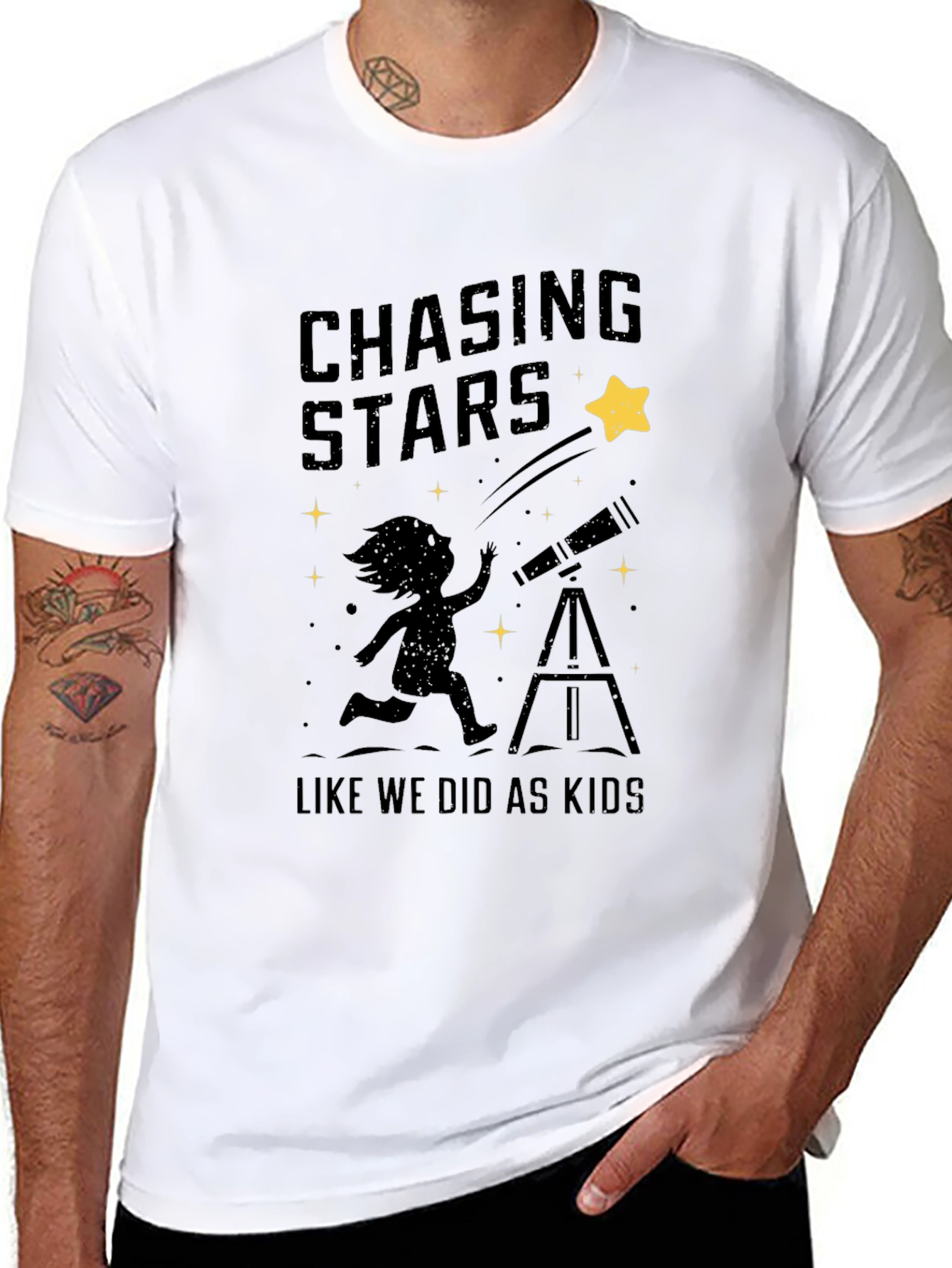 Chasing Stars Graphic Tee - 8