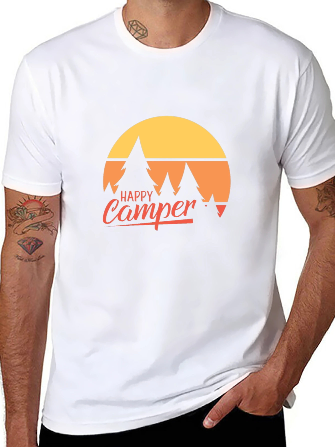 Black Happy Camper Graphic Tee - Adventure Awaits! view 8