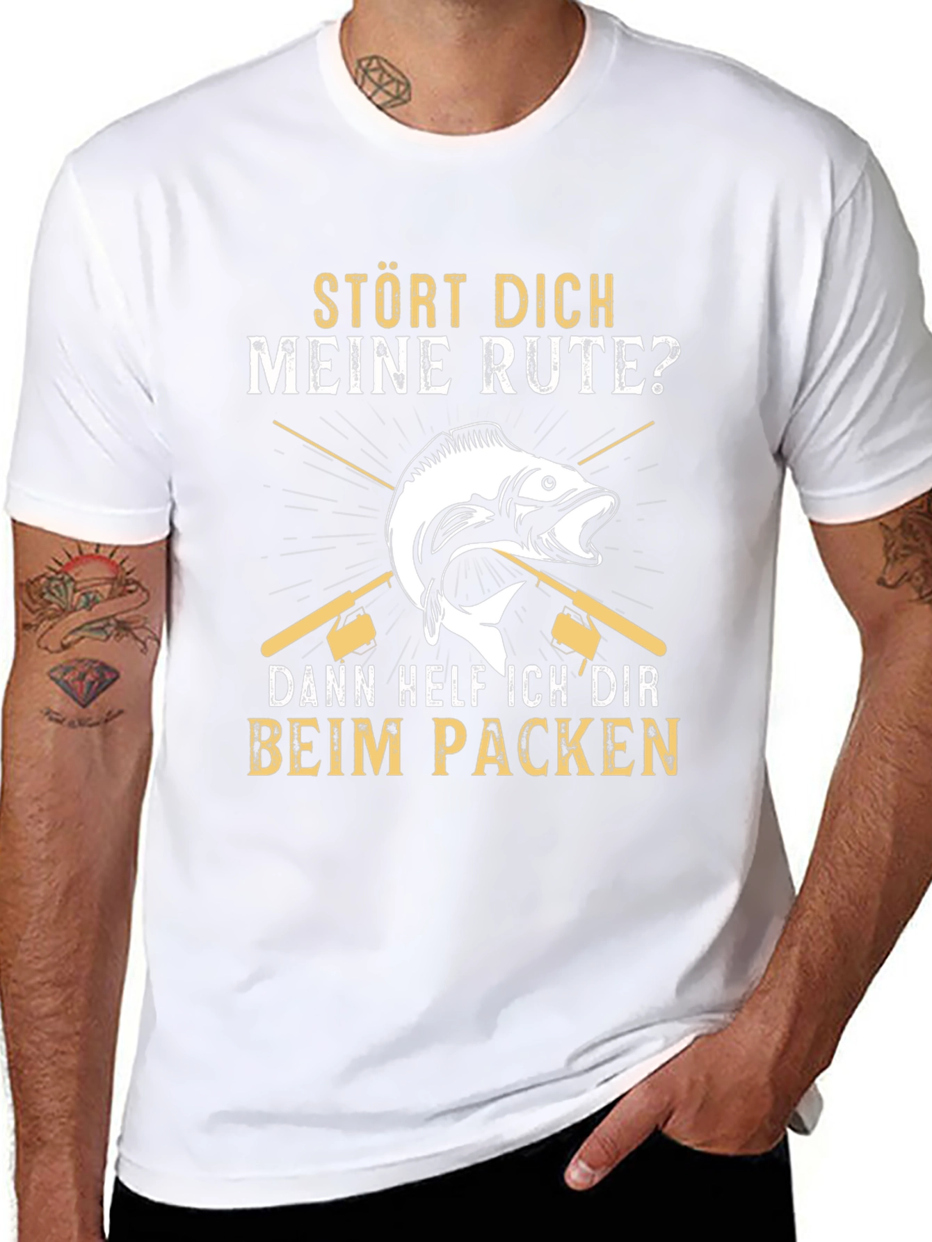 Funny Fishing T-Shirt - Stört Dich Meine Rute? - 8