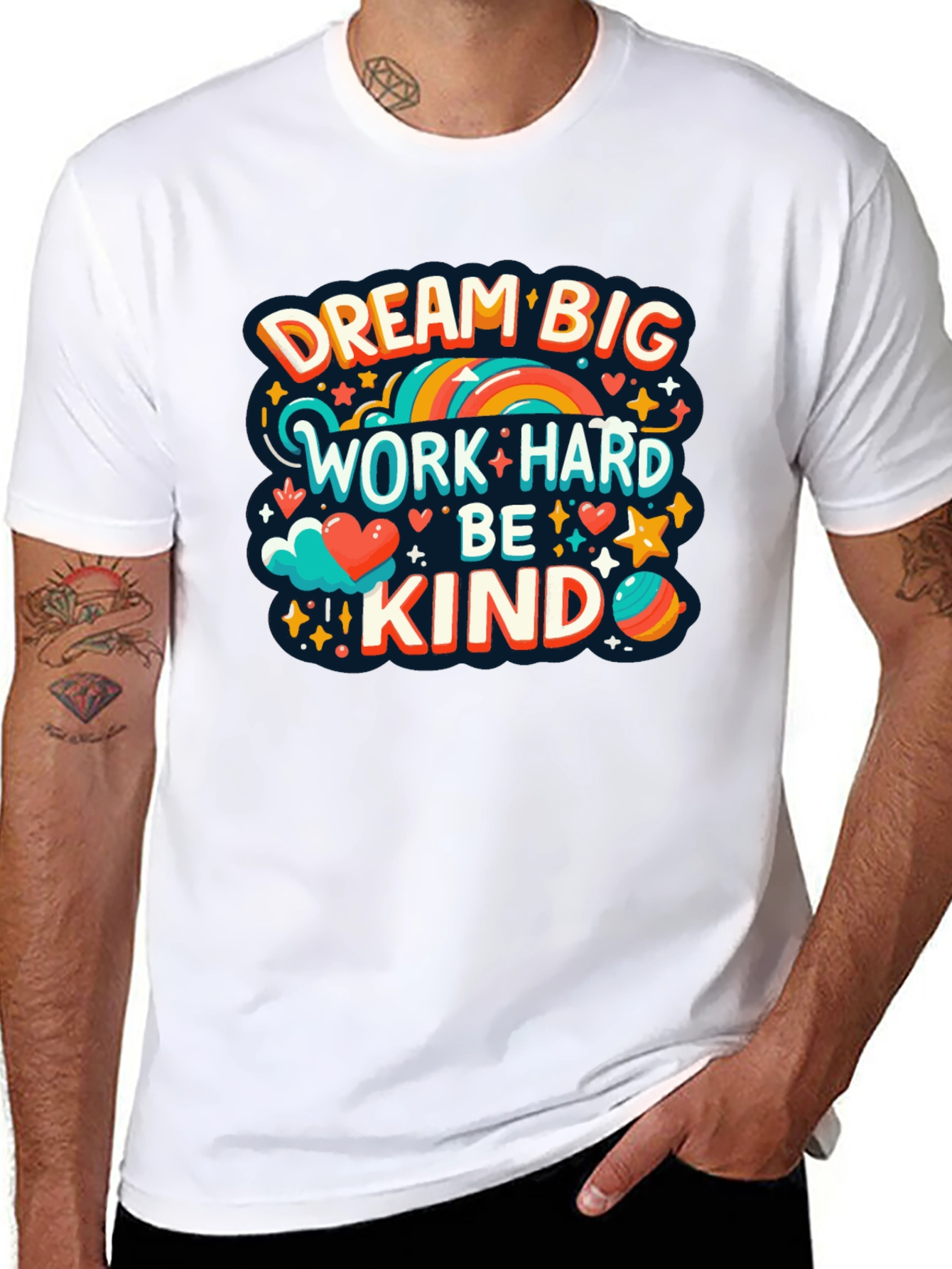 Dream Big T-Shirt - Inspirational Graphic Tee - 8