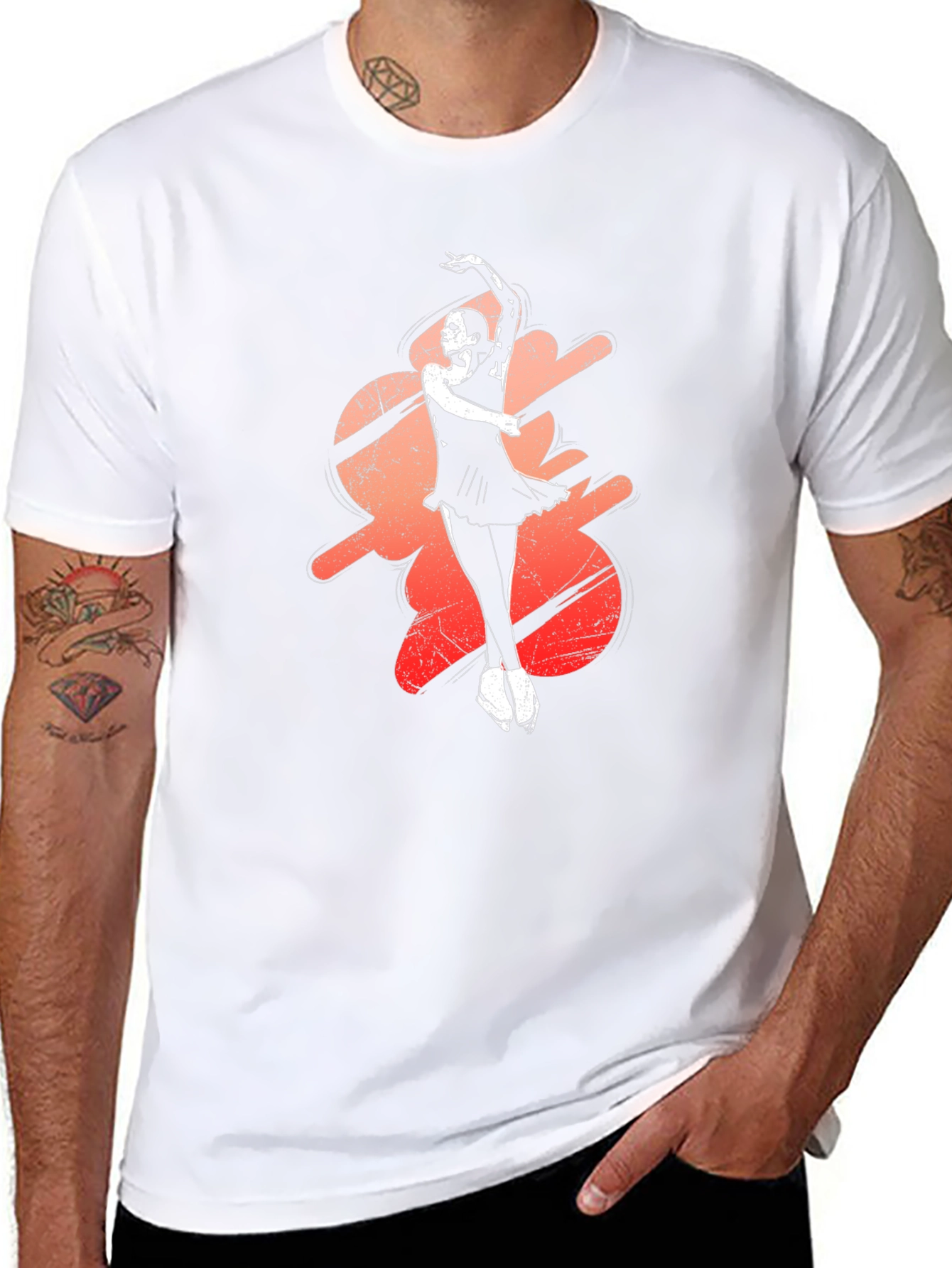 Black Ballerina Dance Graphic Tee - Stylish Black T-Shirt view 8